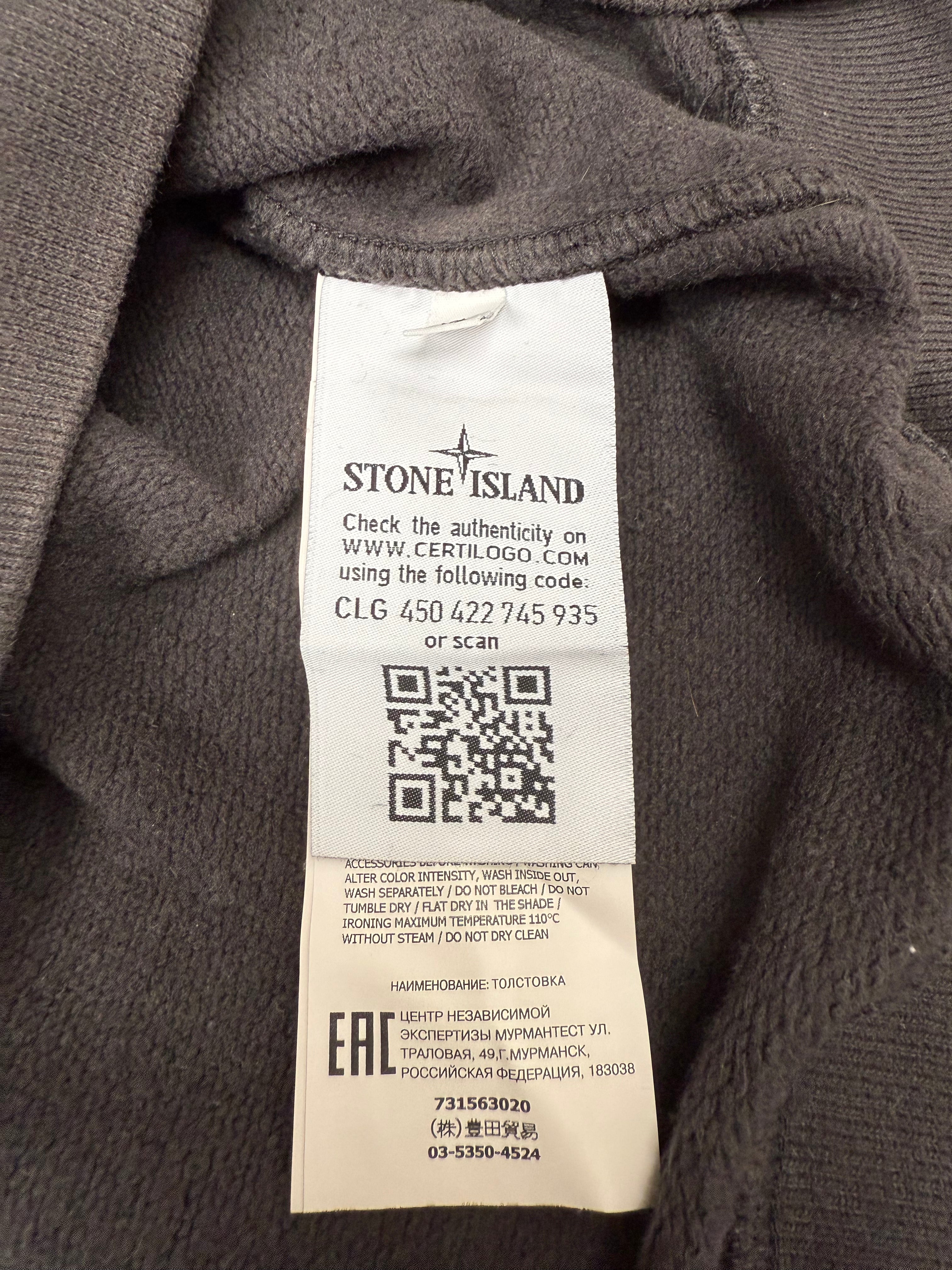 Stone Island Badge Sweatshirt - Grey Stone Island