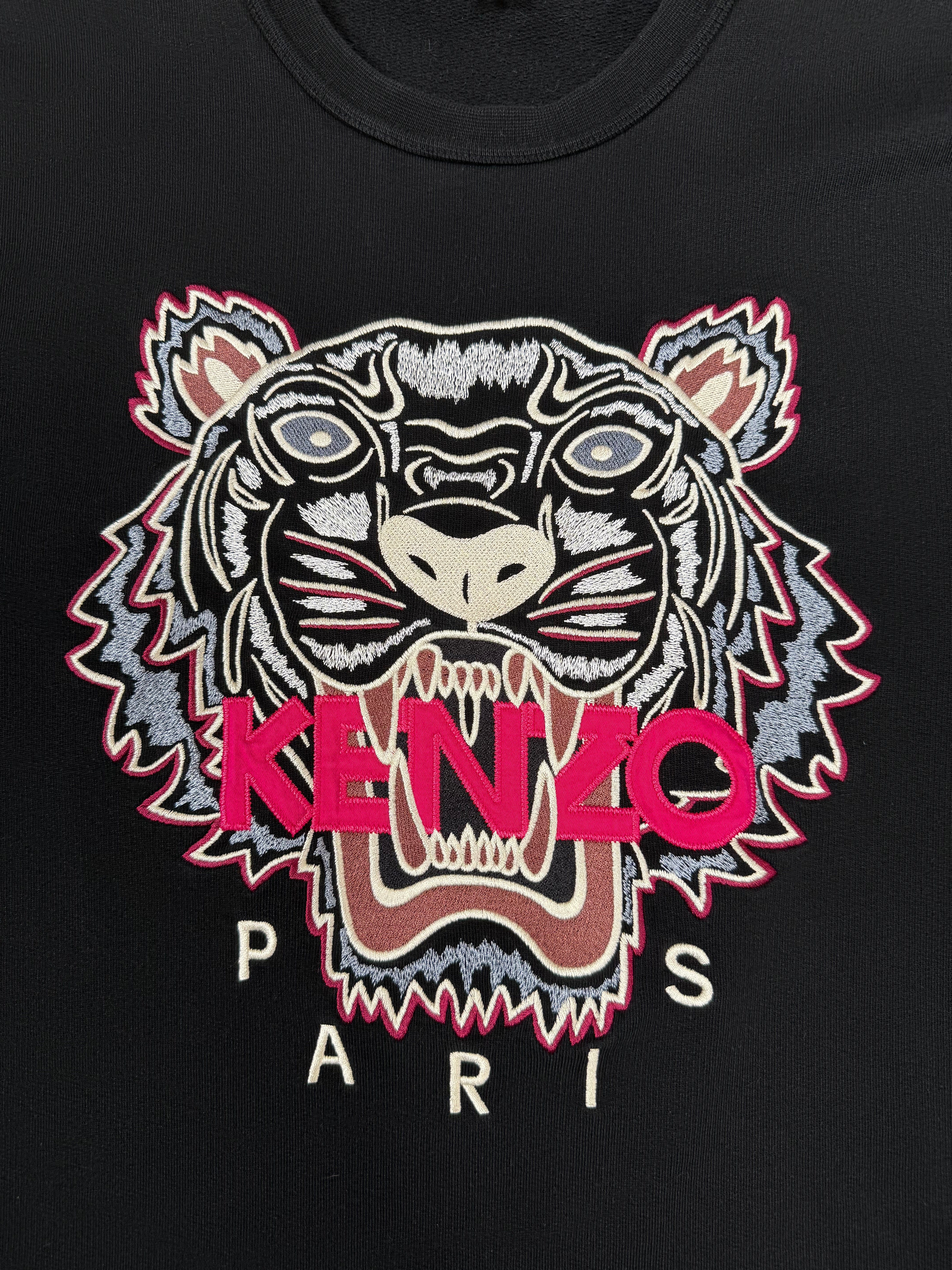 Kenzo Embroidered Tiger Sweatshirt - Black Kenzo