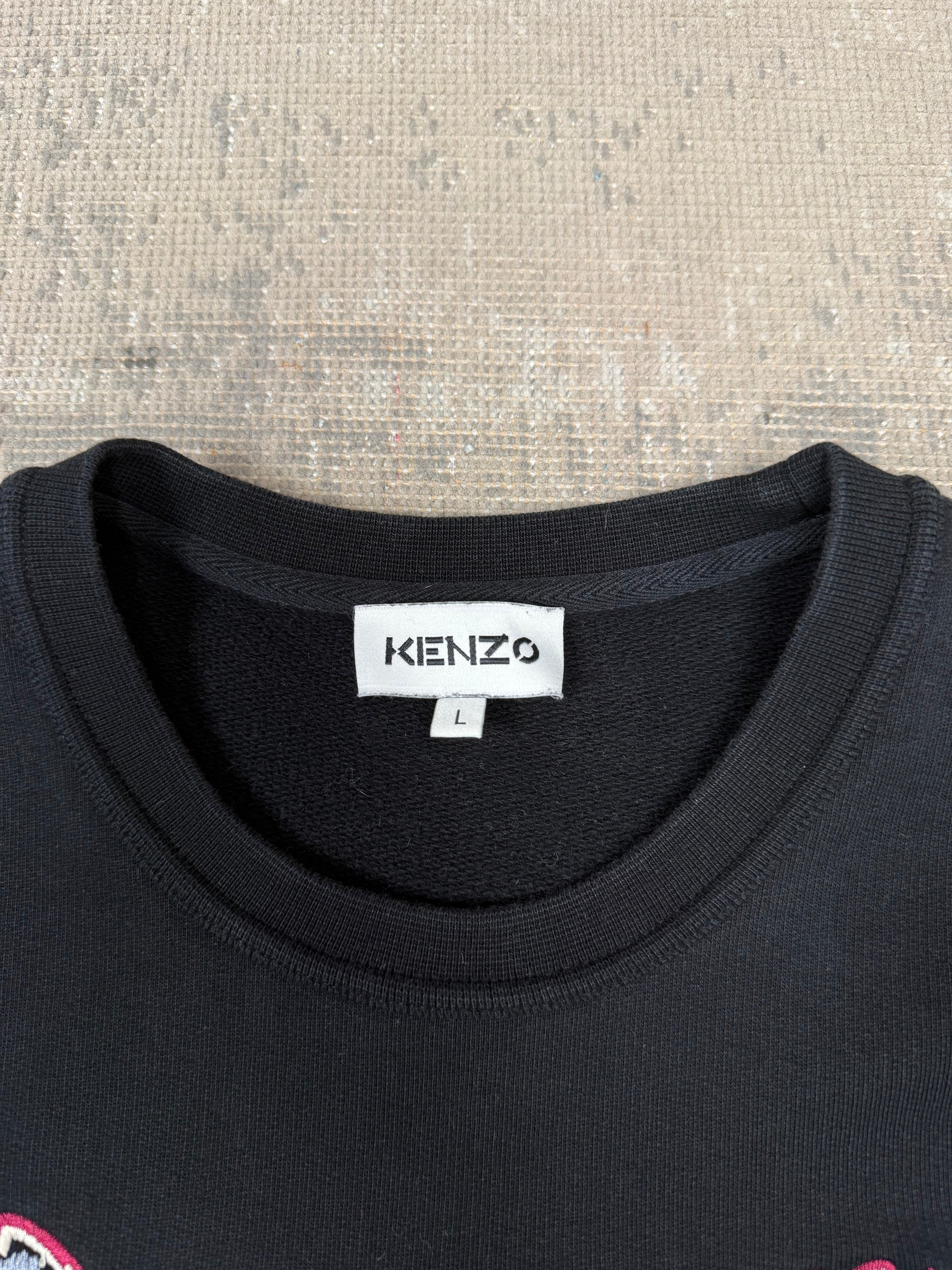 Kenzo Embroidered Tiger Sweatshirt - Black Kenzo