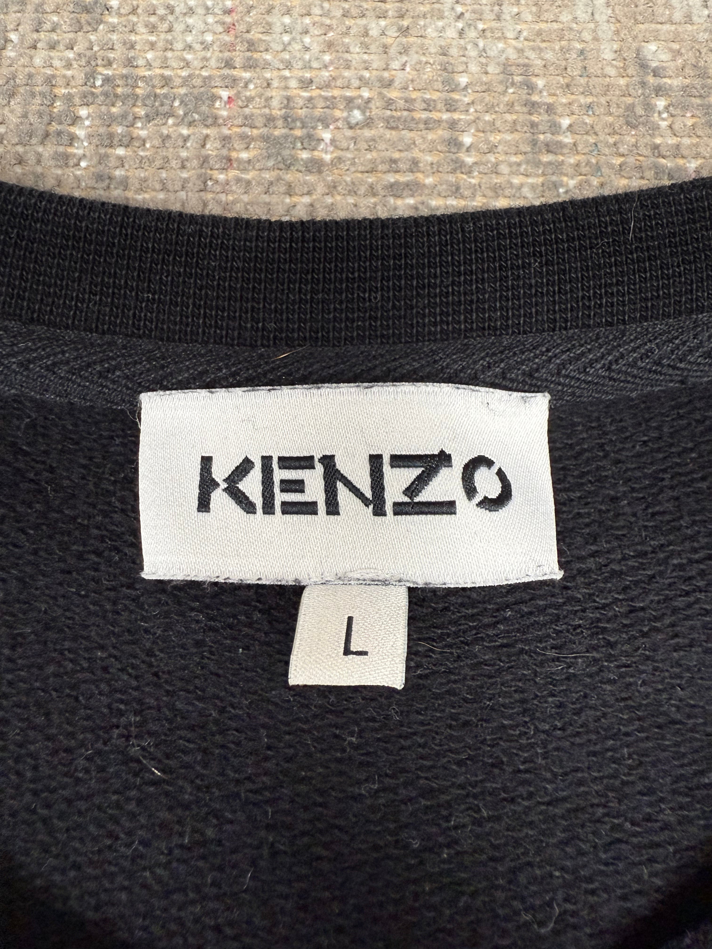 Kenzo Embroidered Tiger Sweatshirt - Black Kenzo