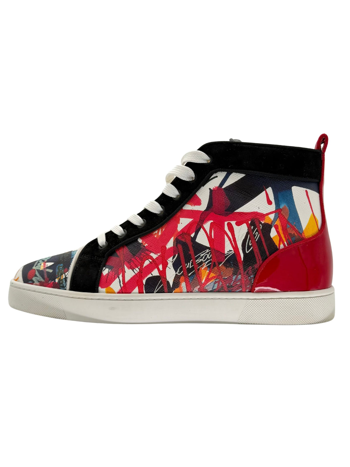 Christian Louboutin Graffiti High-Top Sneakers Christian Louboutin