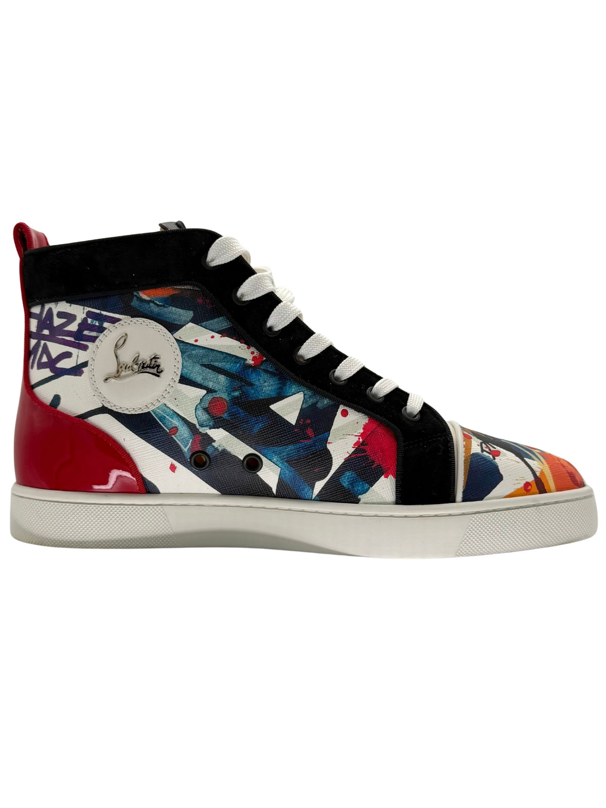 Christian Louboutin Graffiti High-Top Sneakers Christian Louboutin