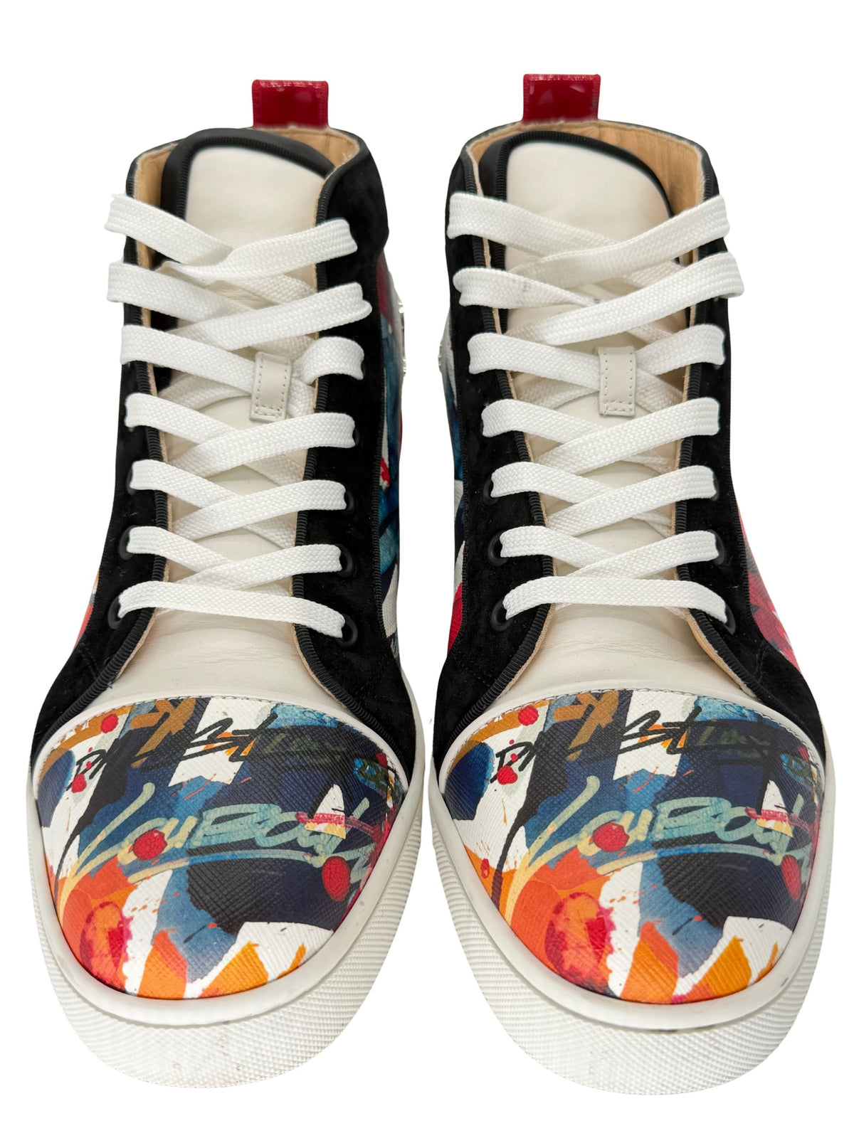 Christian Louboutin Graffiti High-Top Sneakers Christian Louboutin