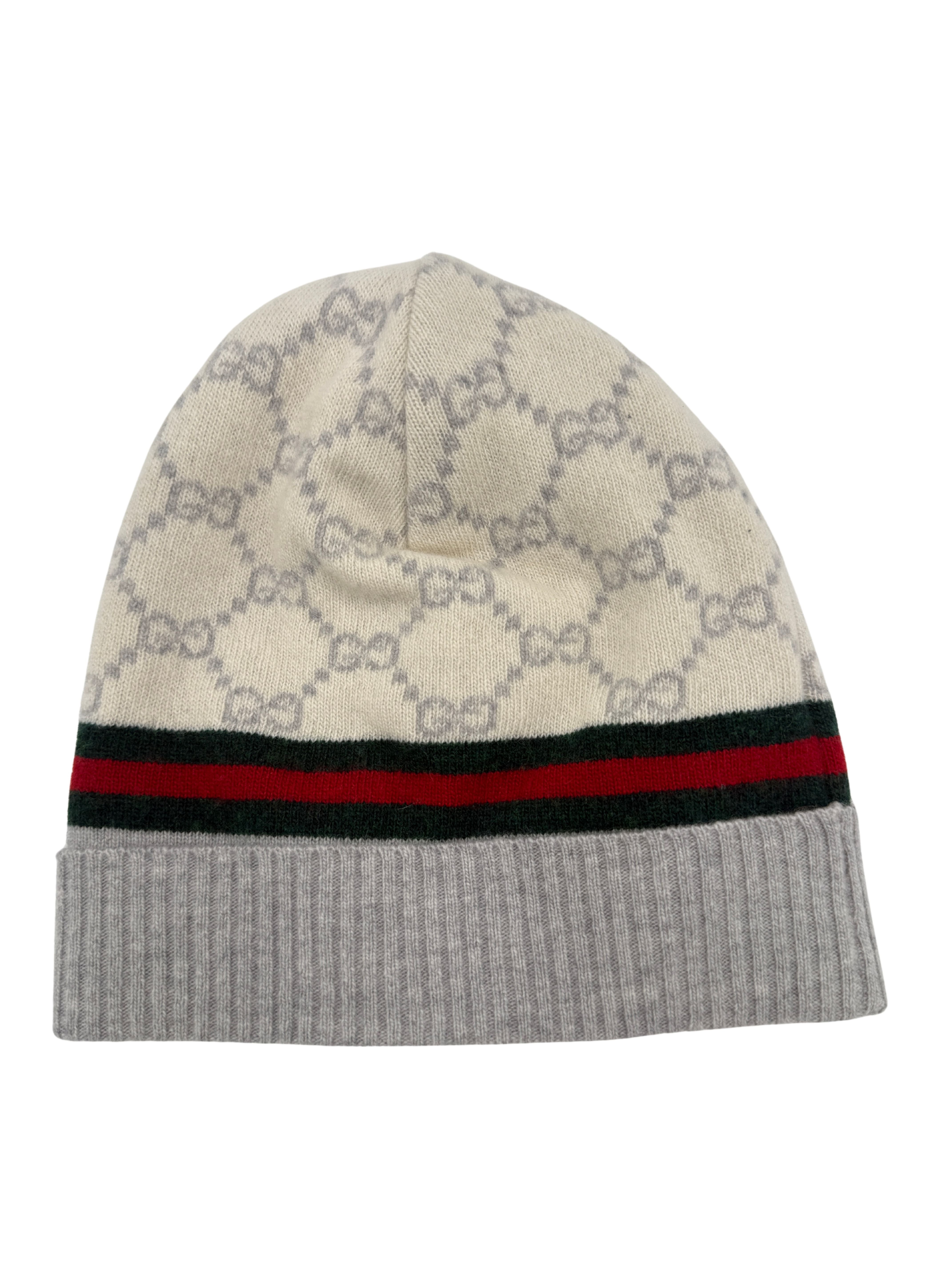 Gucci GG Cashmere Beanie - White Gucci
