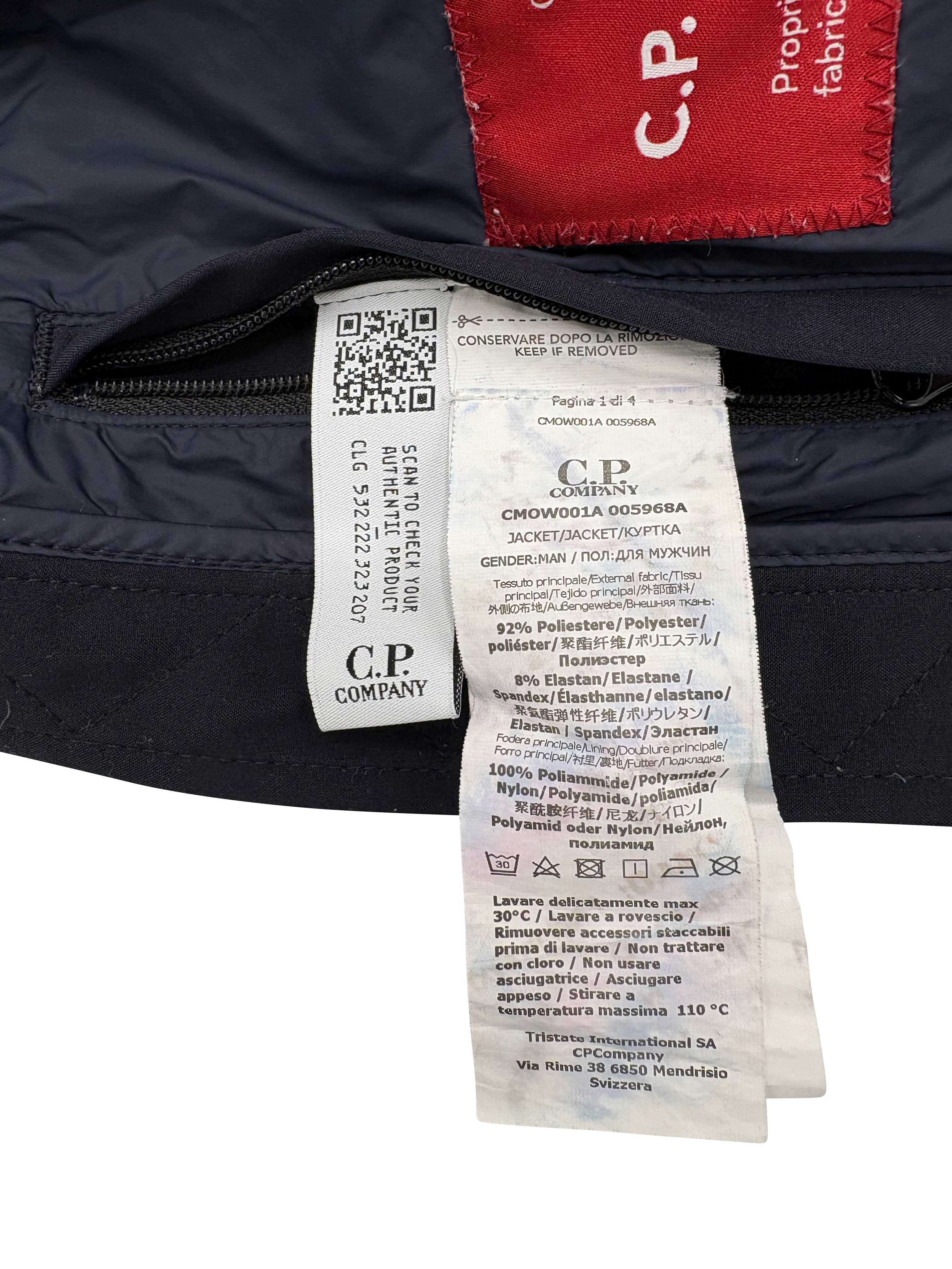 C.P. Company Soft Shell Jacket - Navy C.P. Company