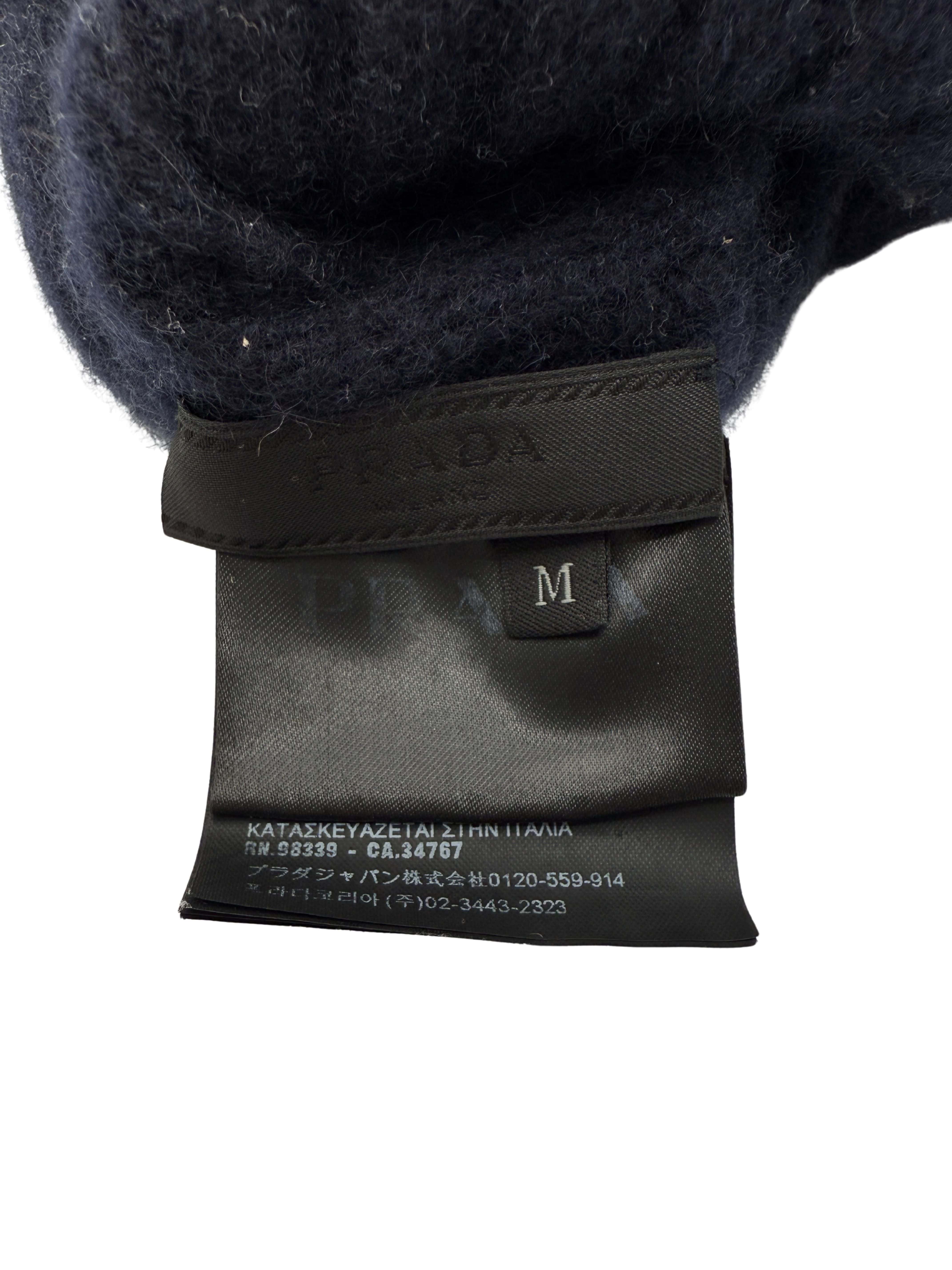Prada Cashmere Beanie - Navy Prada
