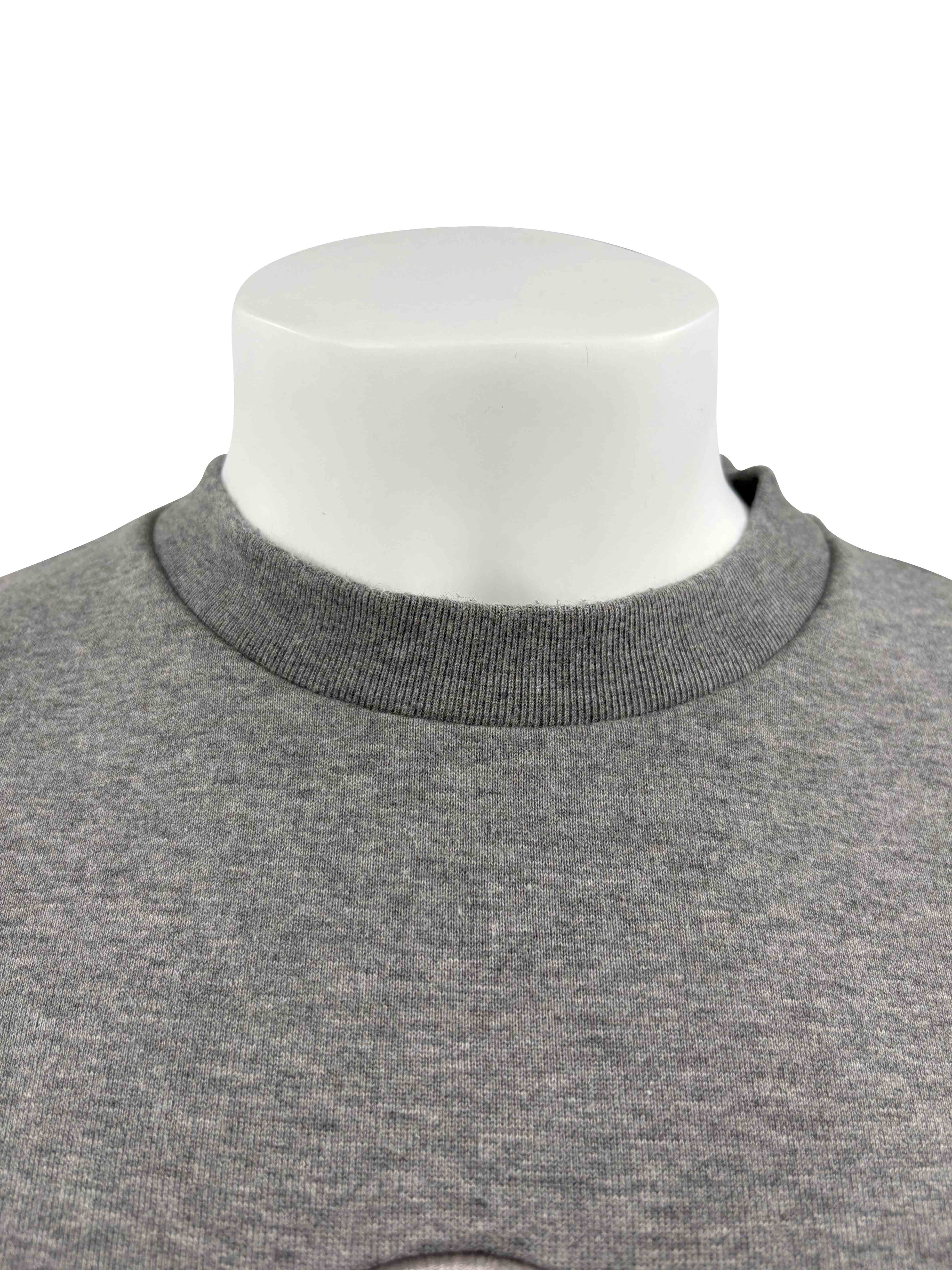 Moncler Embroidered Logo Sweatshirt - Grey Moncler