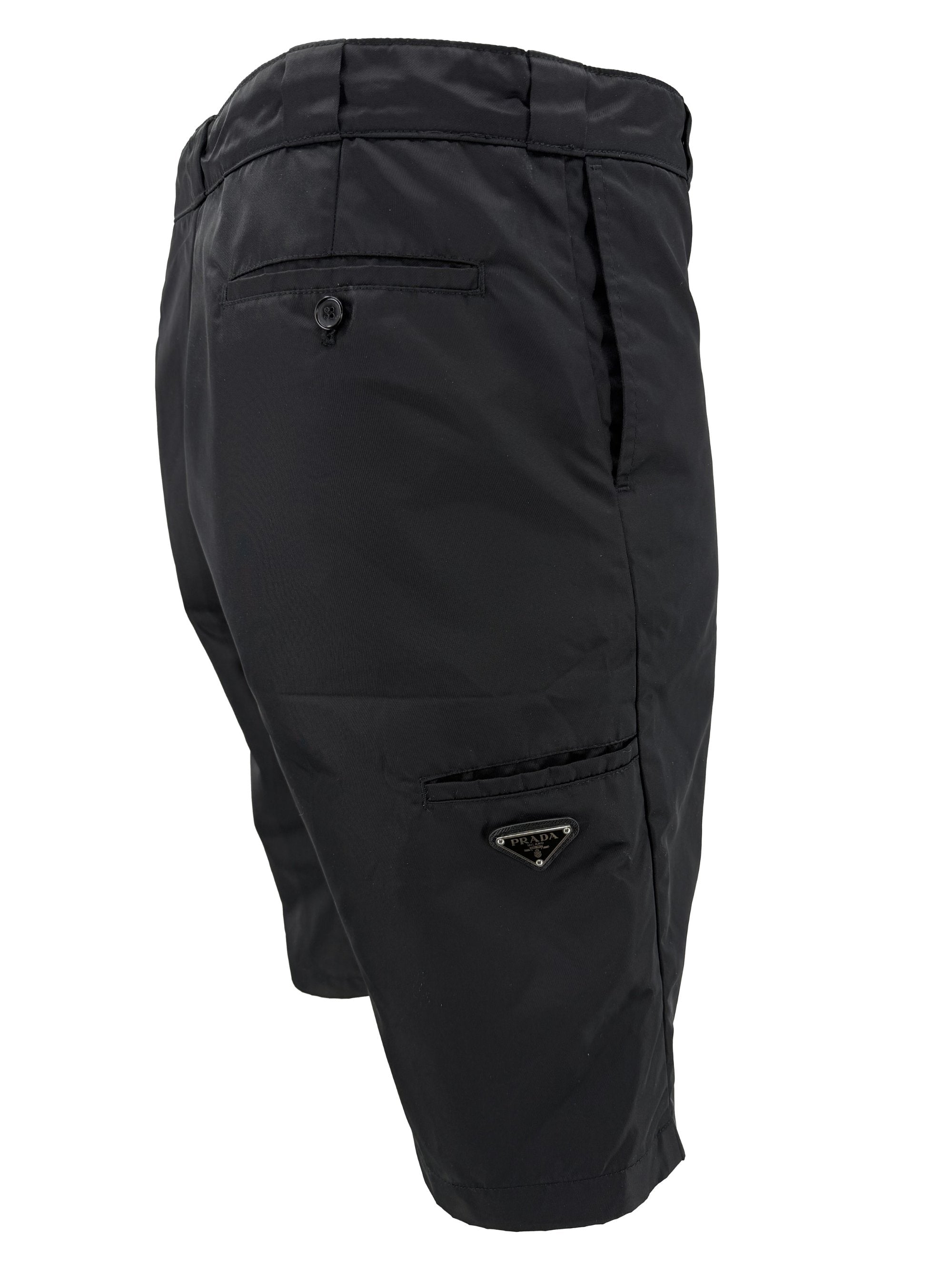 Prada Re-Nylon Bermuda Shorts - Black Prada