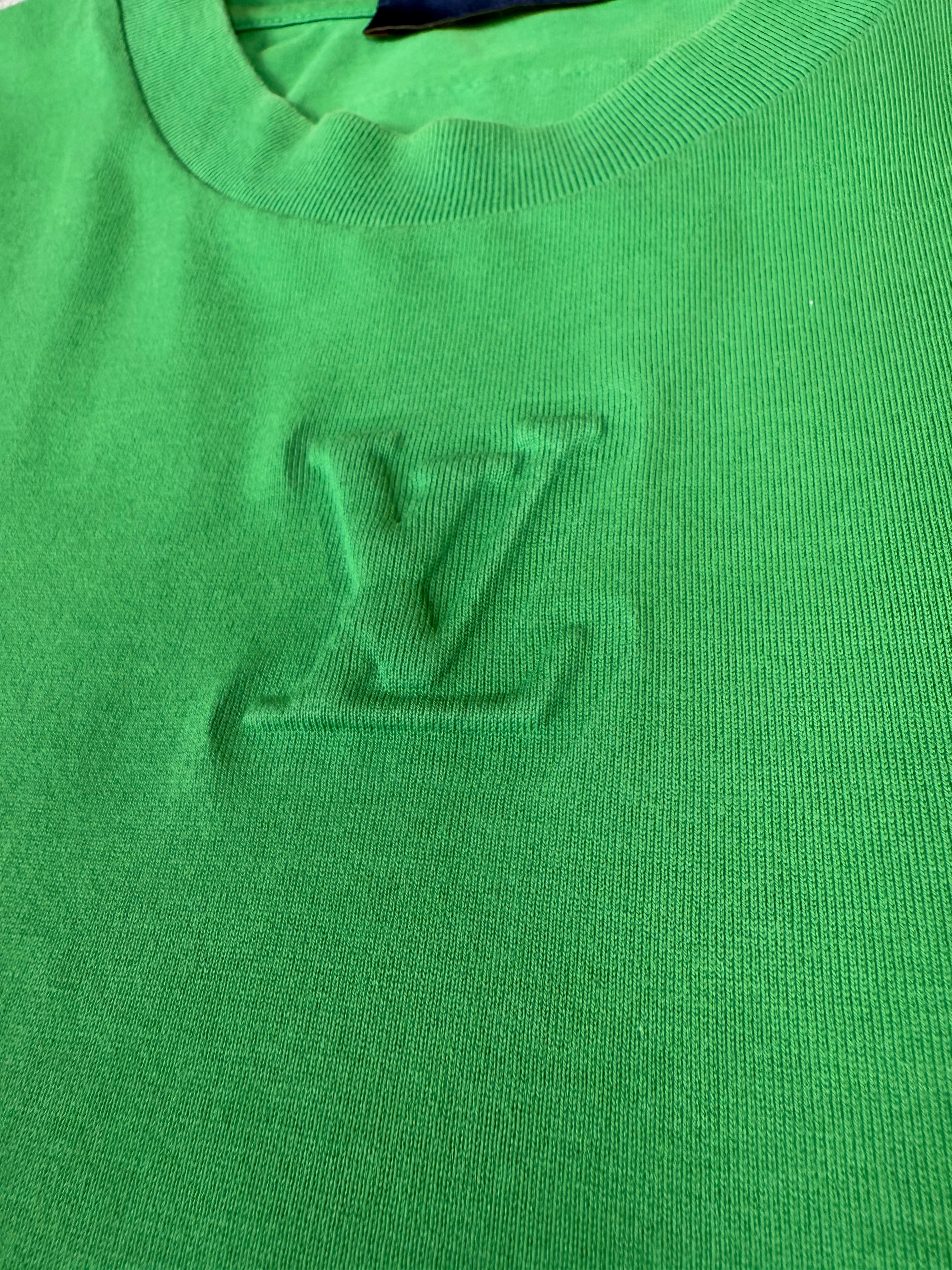 Louis Vuitton Embossed T-Shirt - Green Louis Vuitton