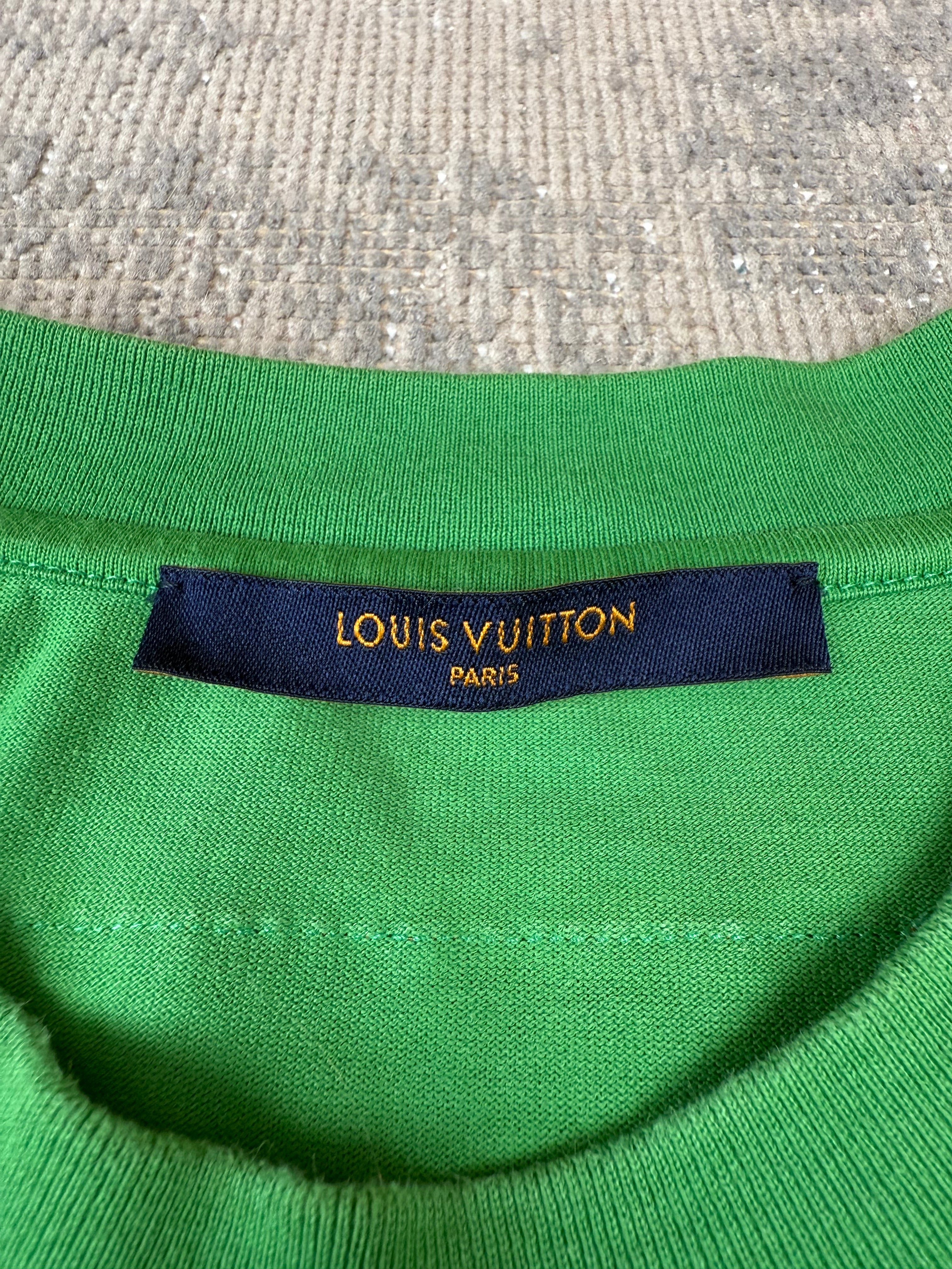Louis Vuitton Embossed T-Shirt - Green Louis Vuitton