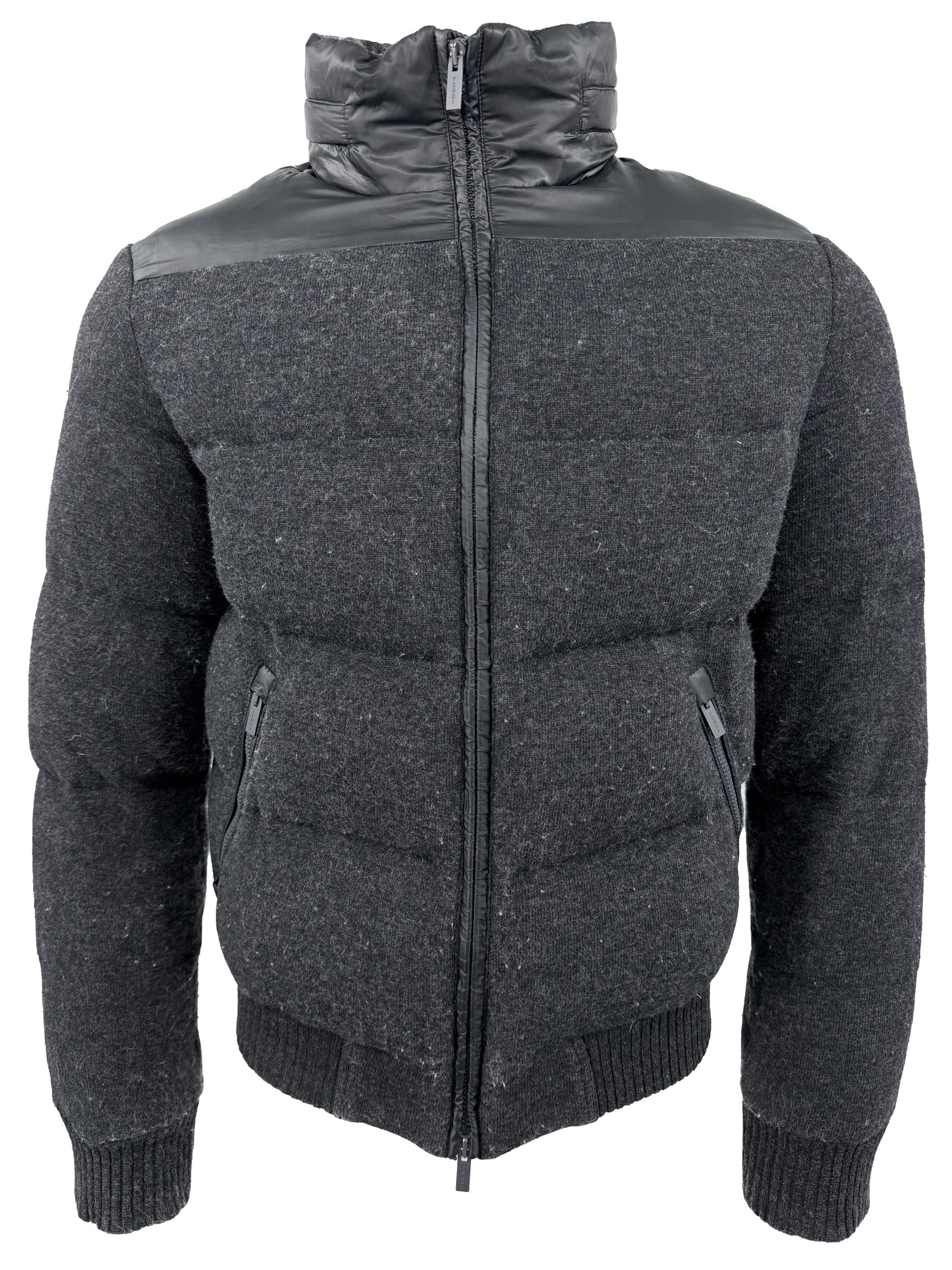 Fendi Wool Down Jacket - Grey Fendi