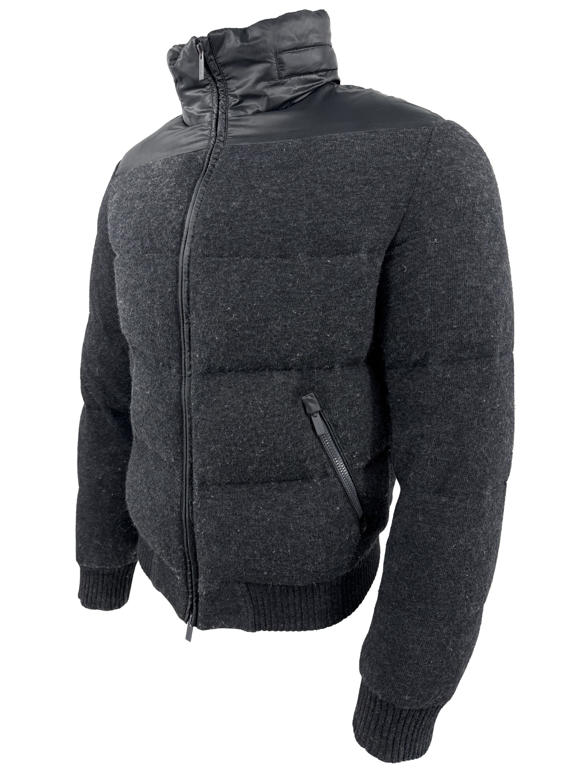 Fendi Wool Down Jacket - Grey Fendi