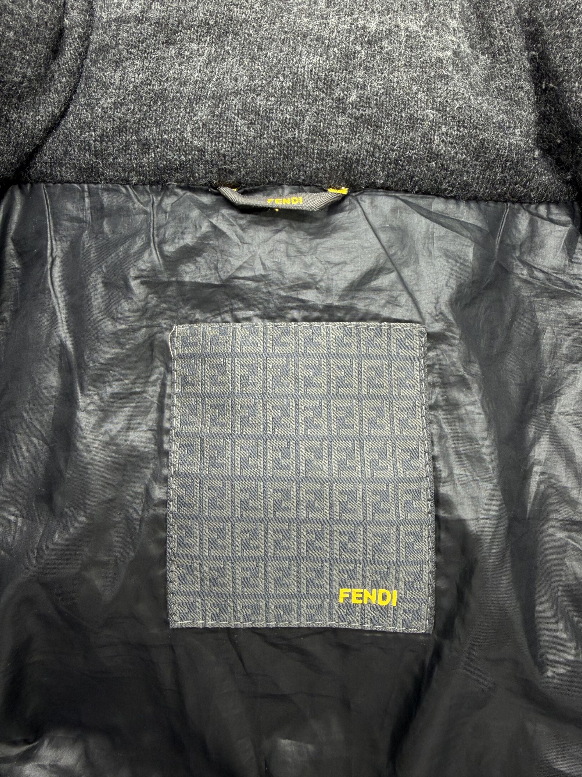 Fendi Wool Down Jacket - Grey Fendi