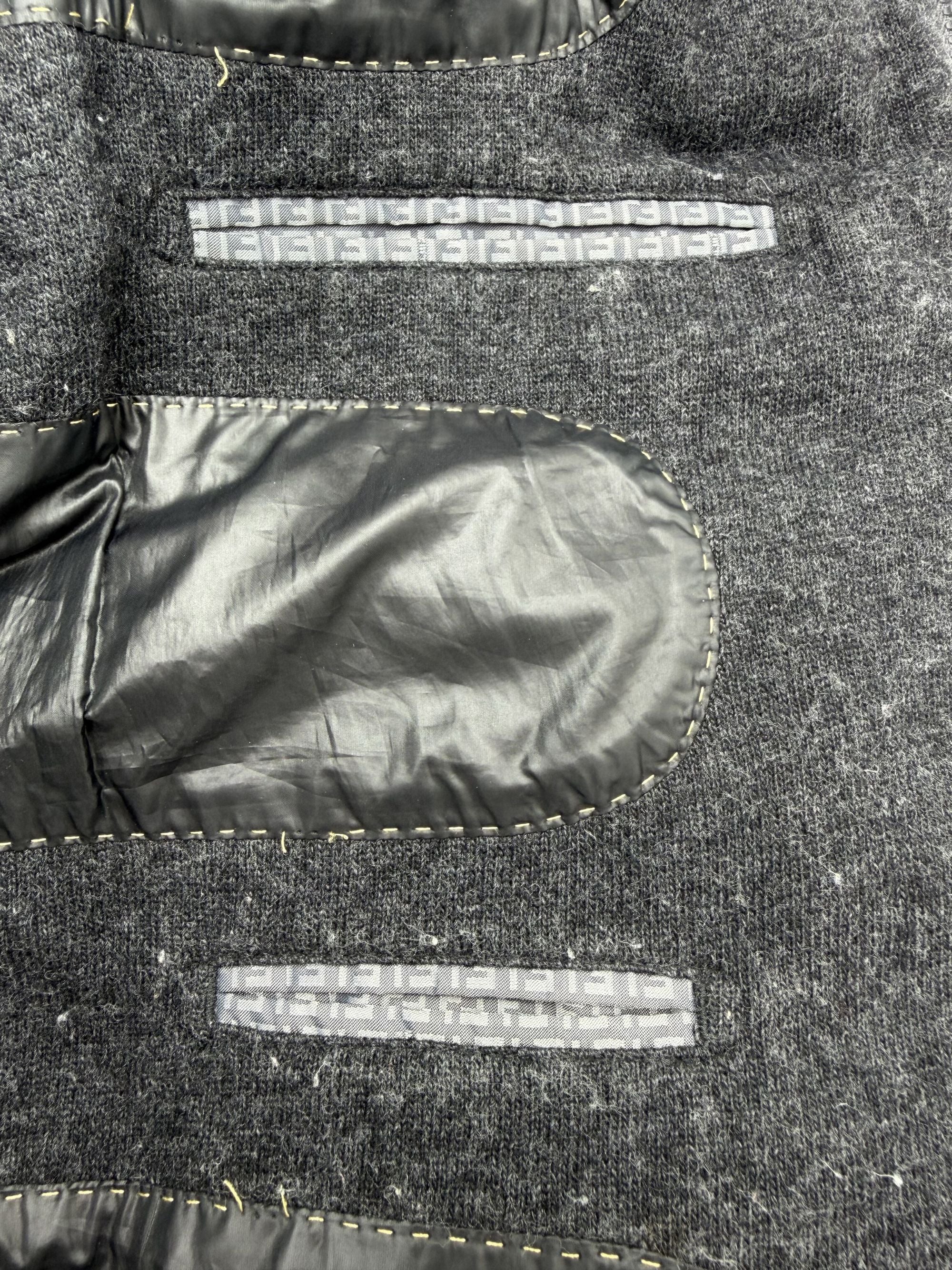 Fendi Wool Down Jacket - Grey Fendi
