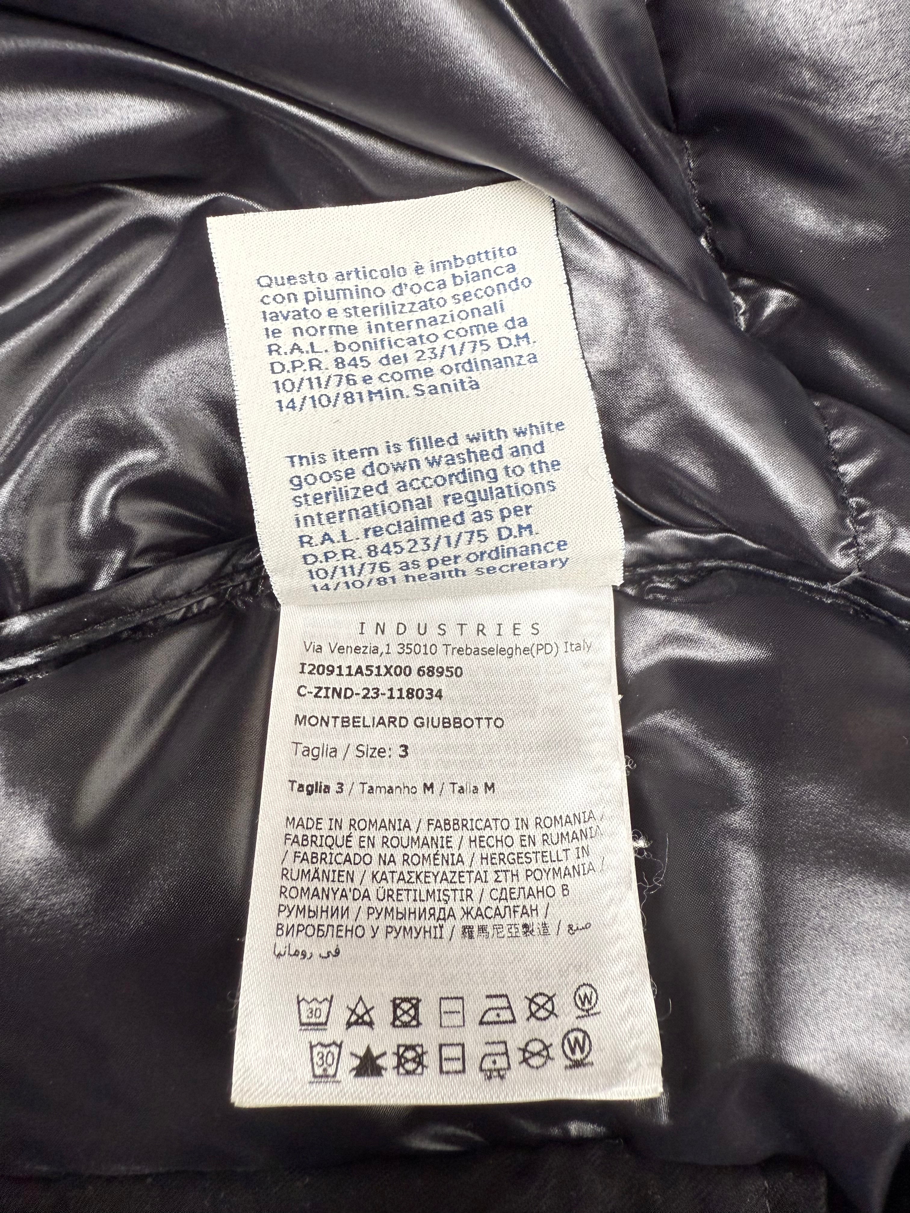 Moncler Montbeliard Coat - Black Moncler