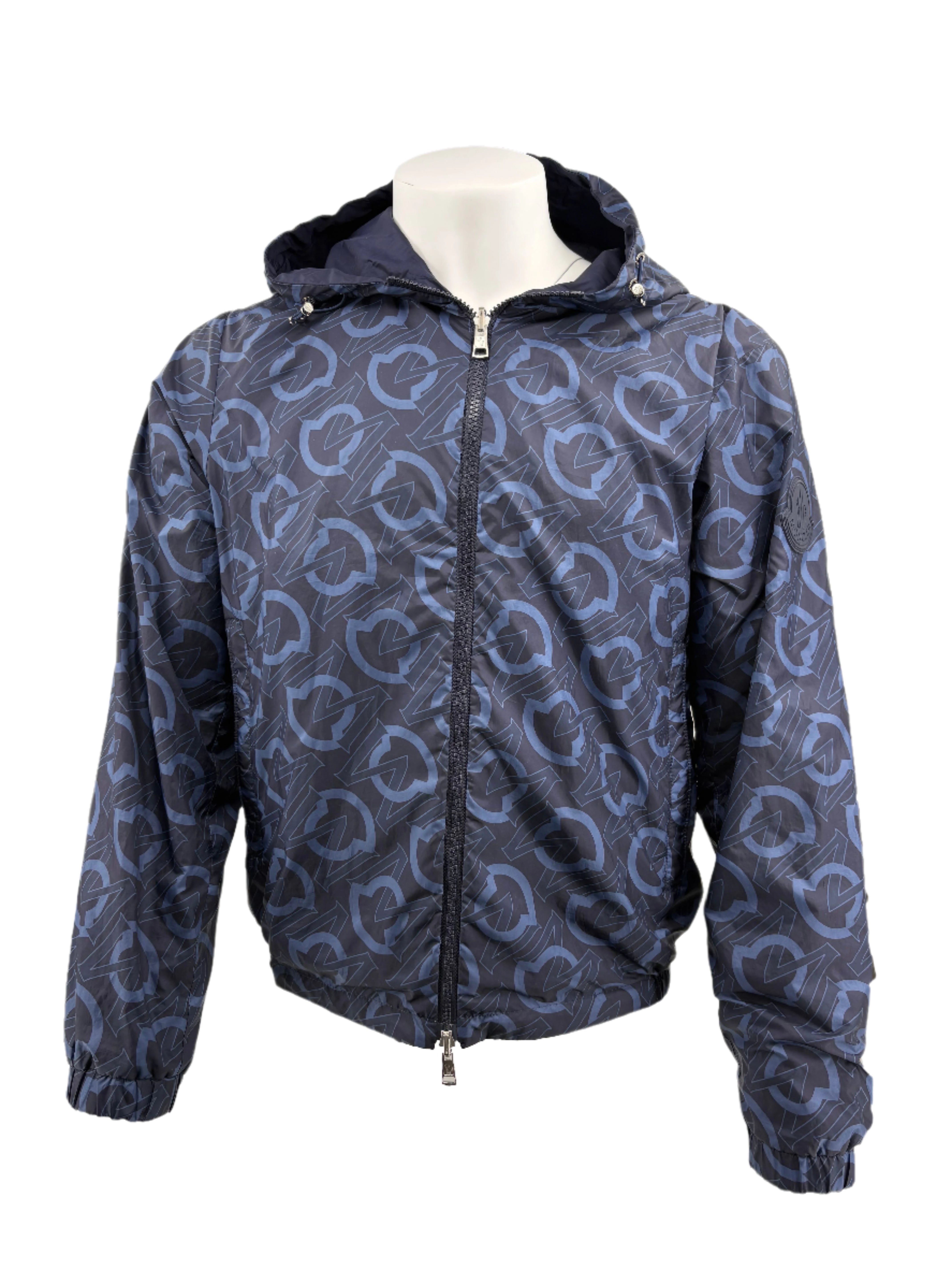 Moncler Logo Cretes Reversible Jacket - Navy Moncler