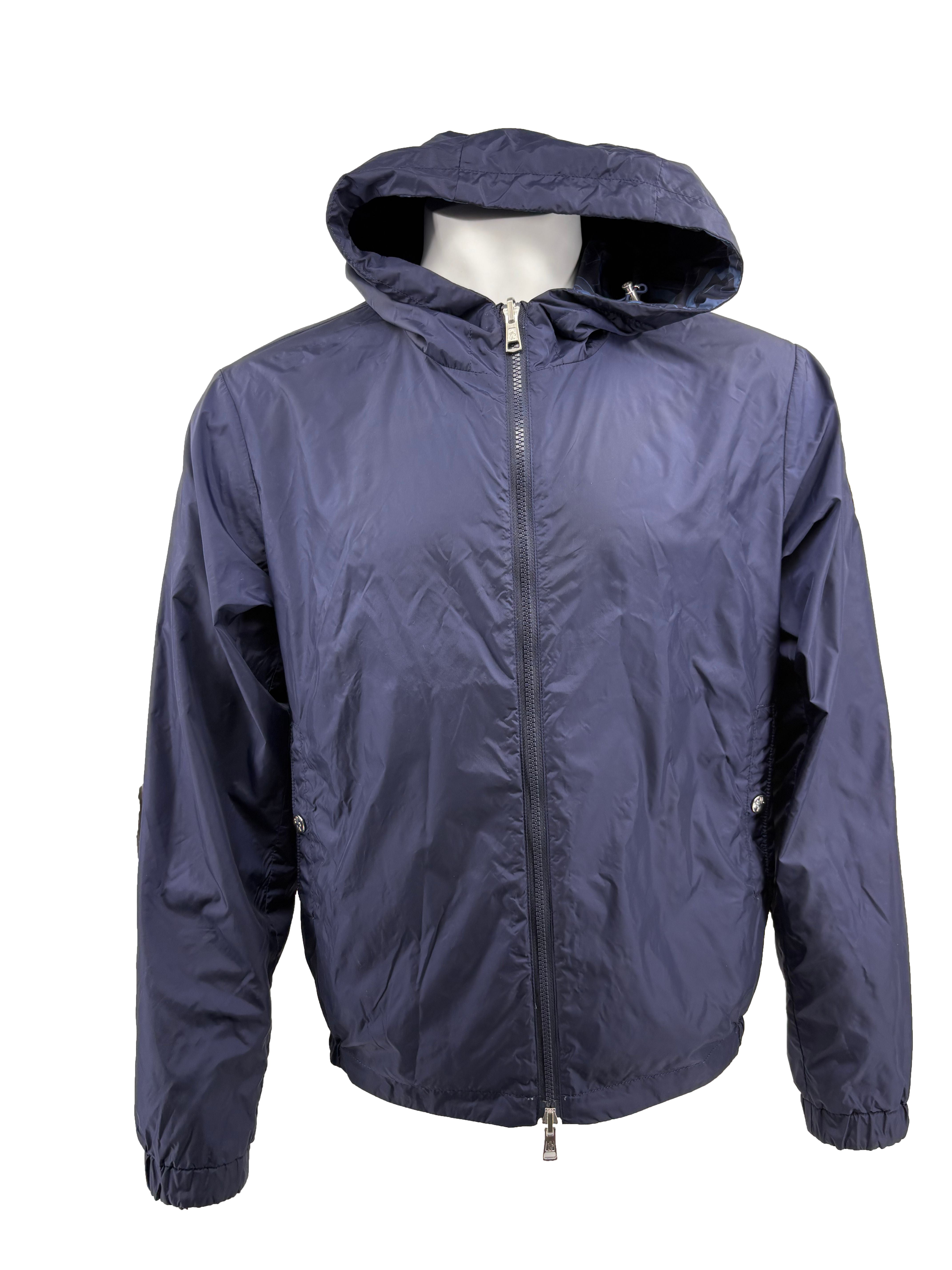 Moncler Logo Cretes Reversible Jacket - Navy Moncler