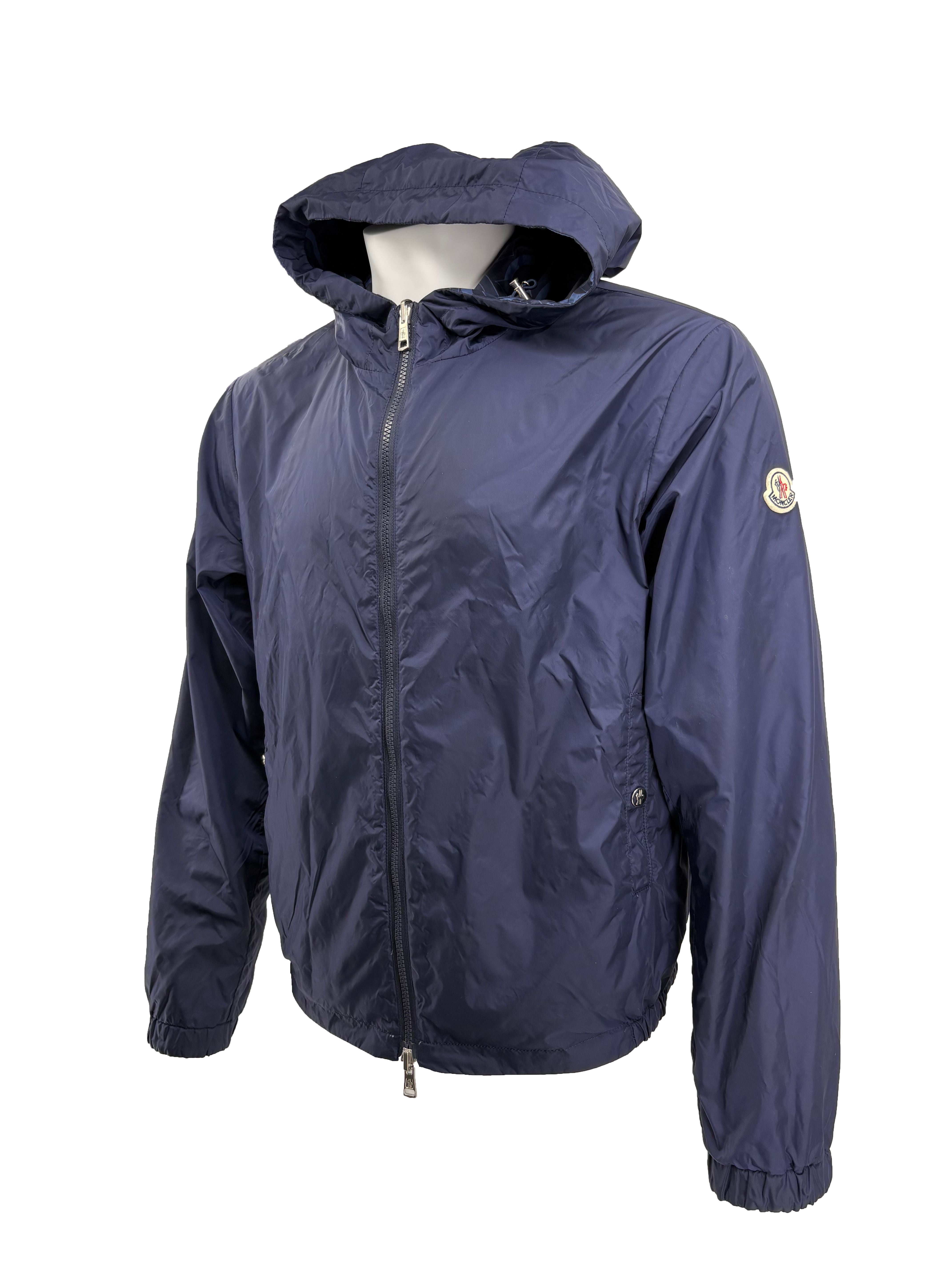 Moncler Logo Cretes Reversible Jacket - Navy Moncler
