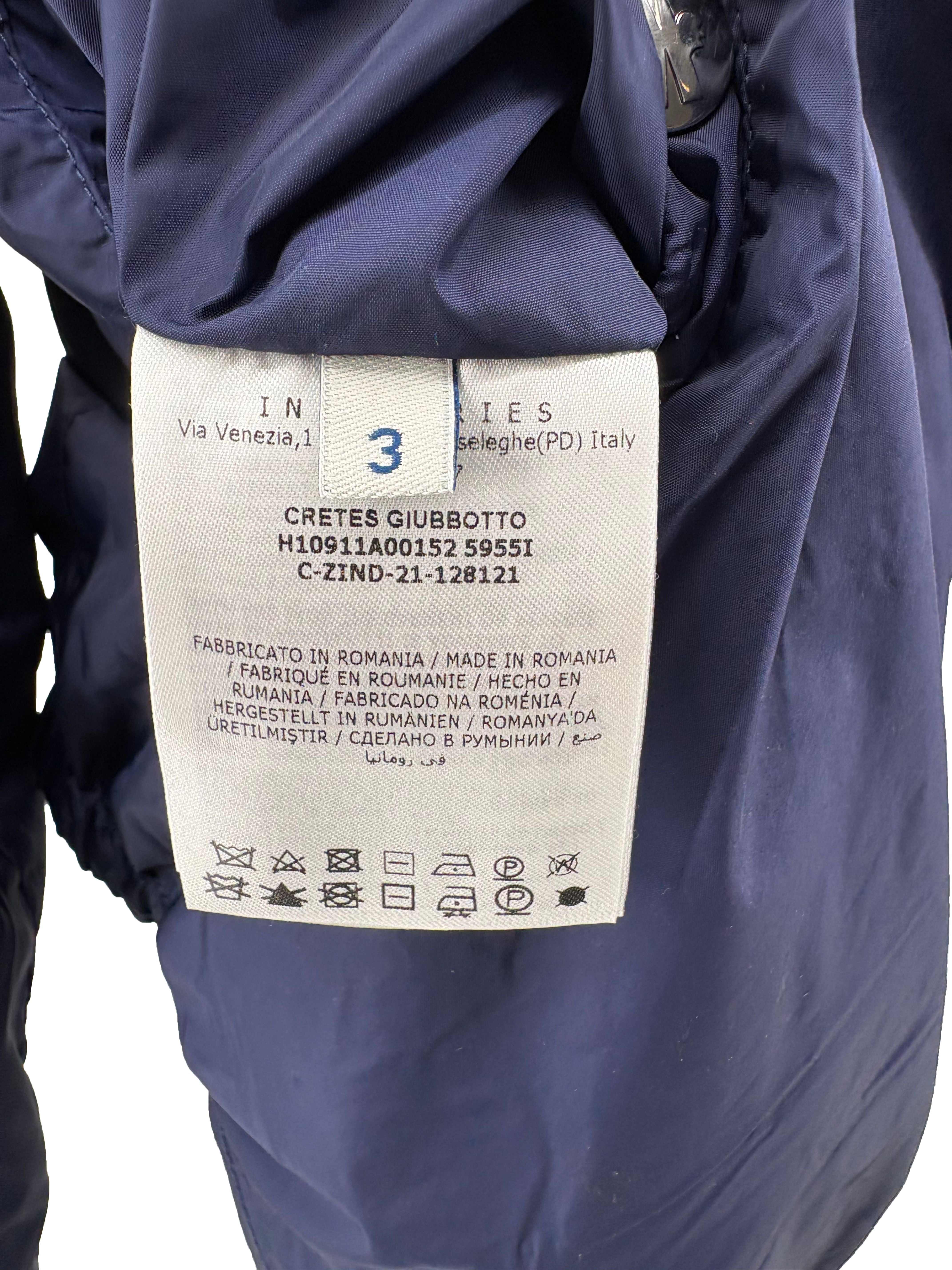 Moncler Logo Cretes Reversible Jacket - Navy Moncler