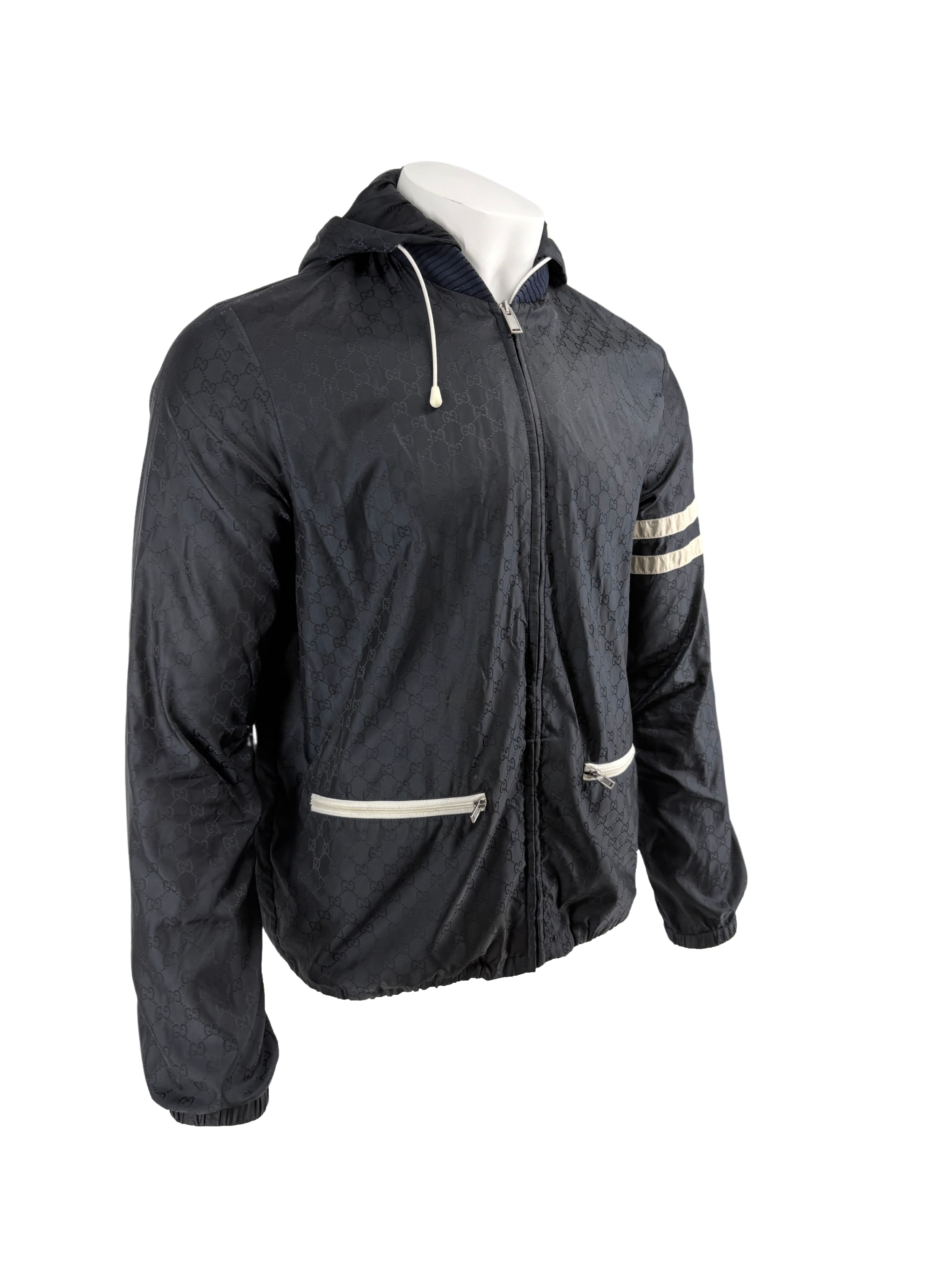Gucci GG Nylon Jacket - Navy Gucci