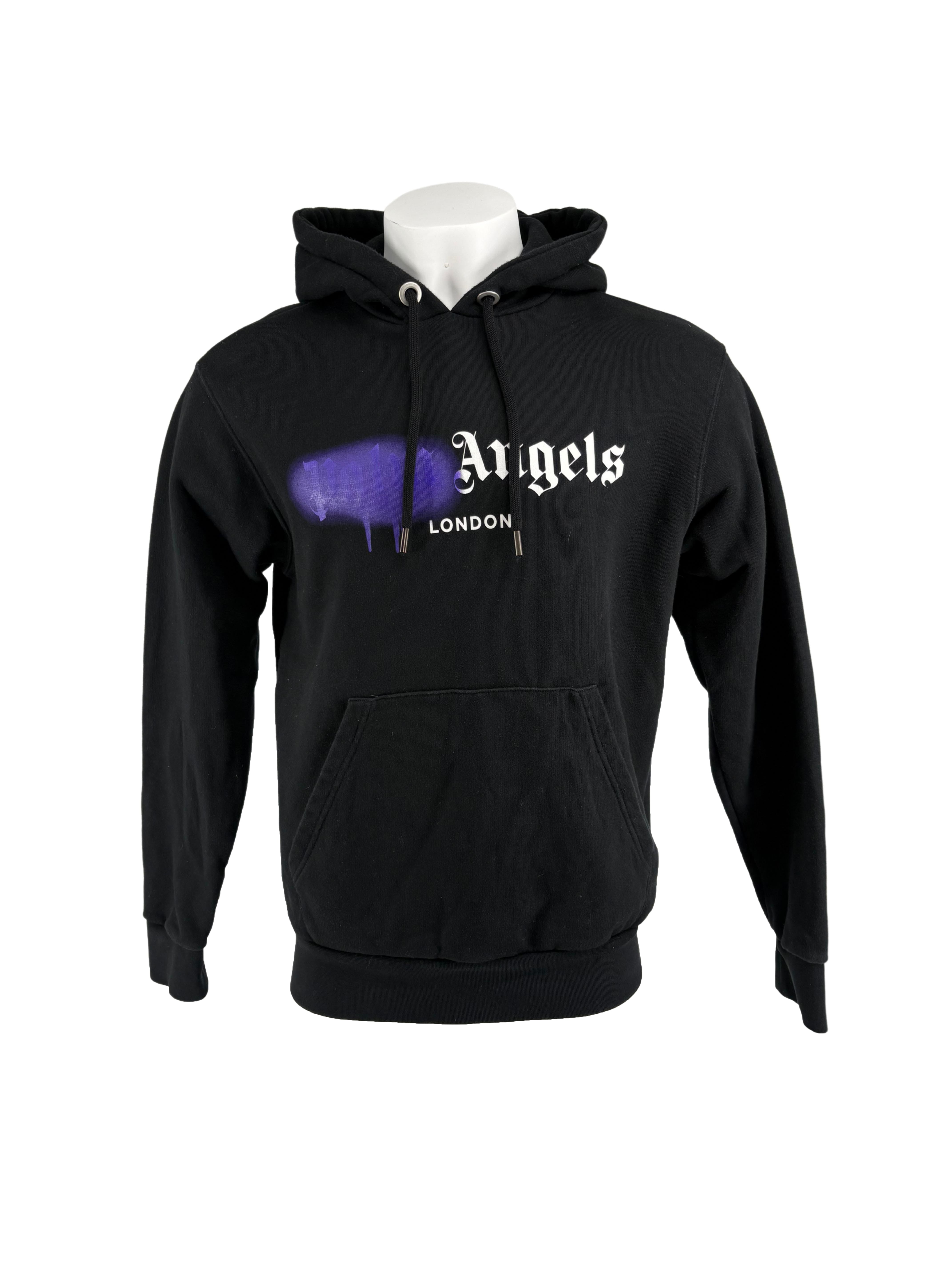 Palm Angels Spray London Hoodie - Black Palm Angels