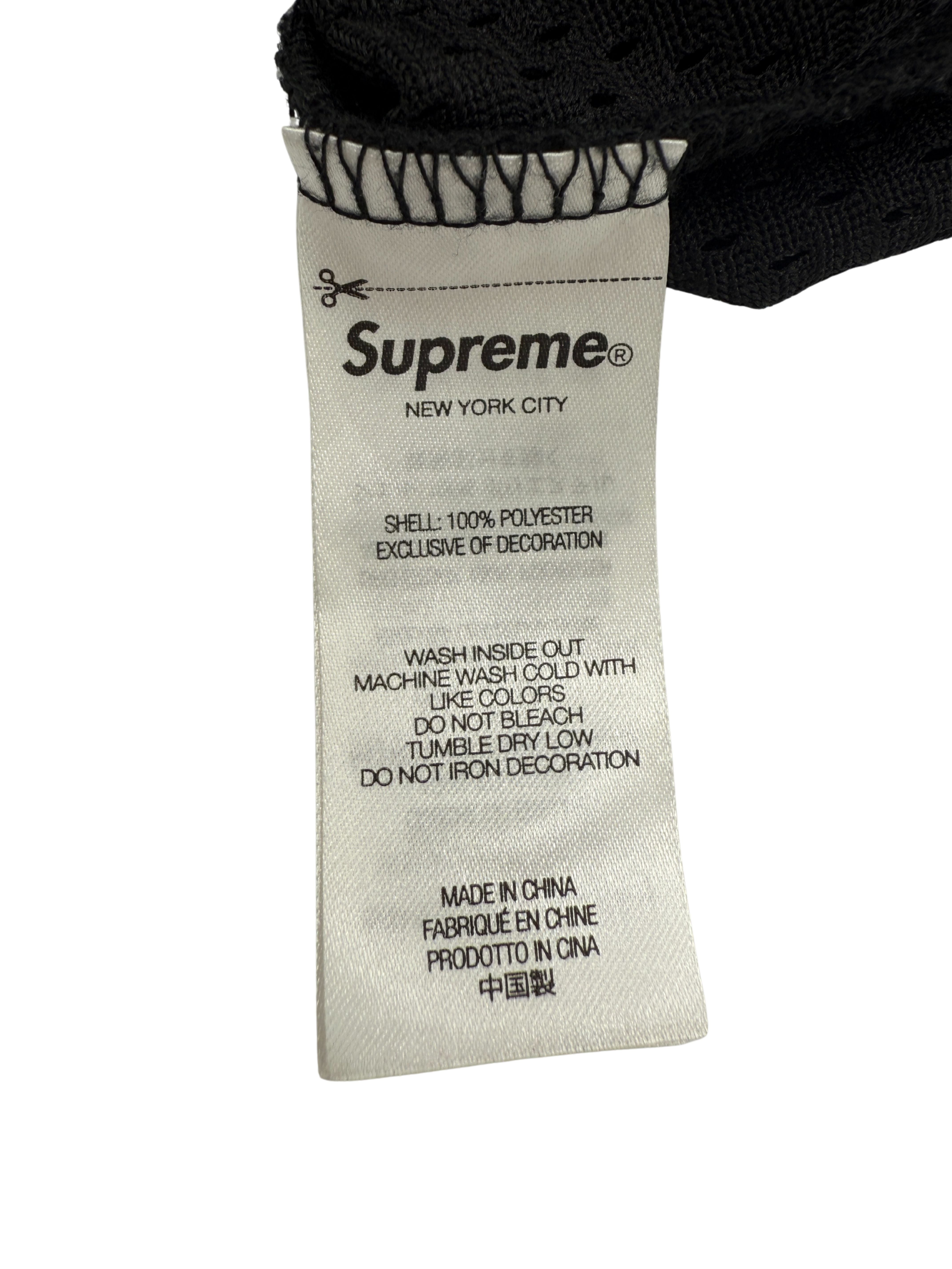Supreme Spiderweb Jersey - Black Supreme