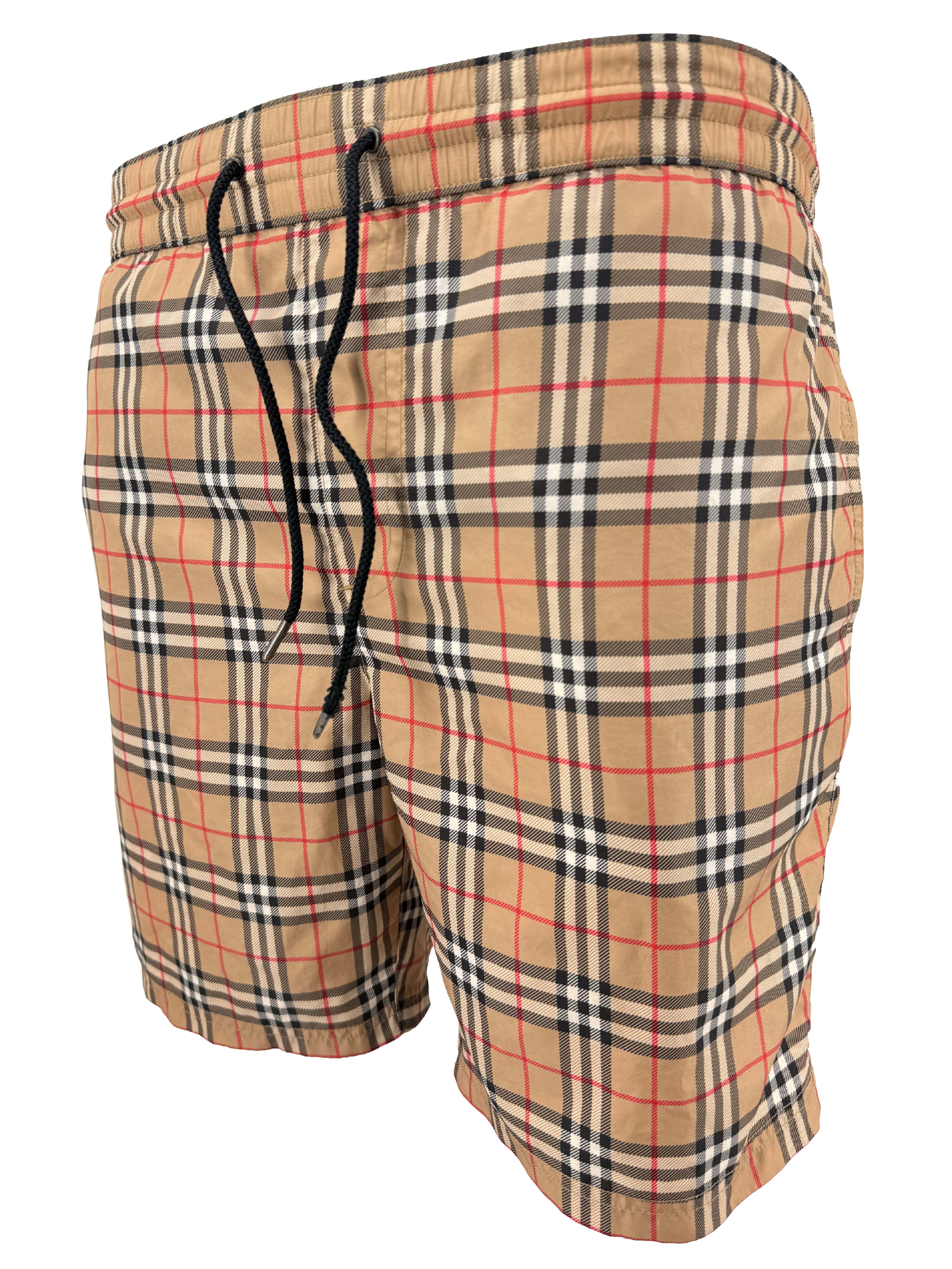 Burberry Check Swim Shorts - Beige Burberry