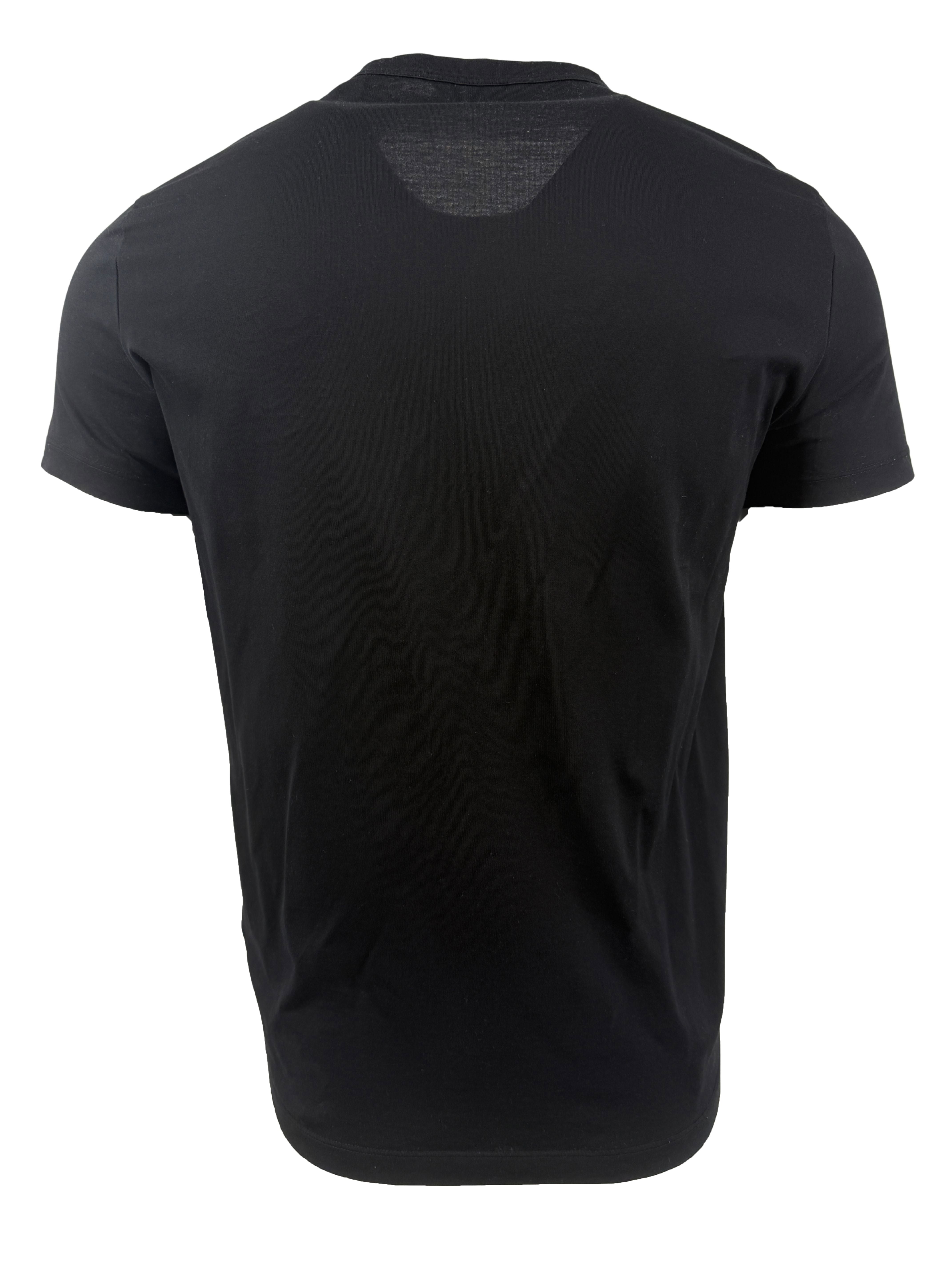 Moncler Logo Cotton T-Shirt - Black Moncler