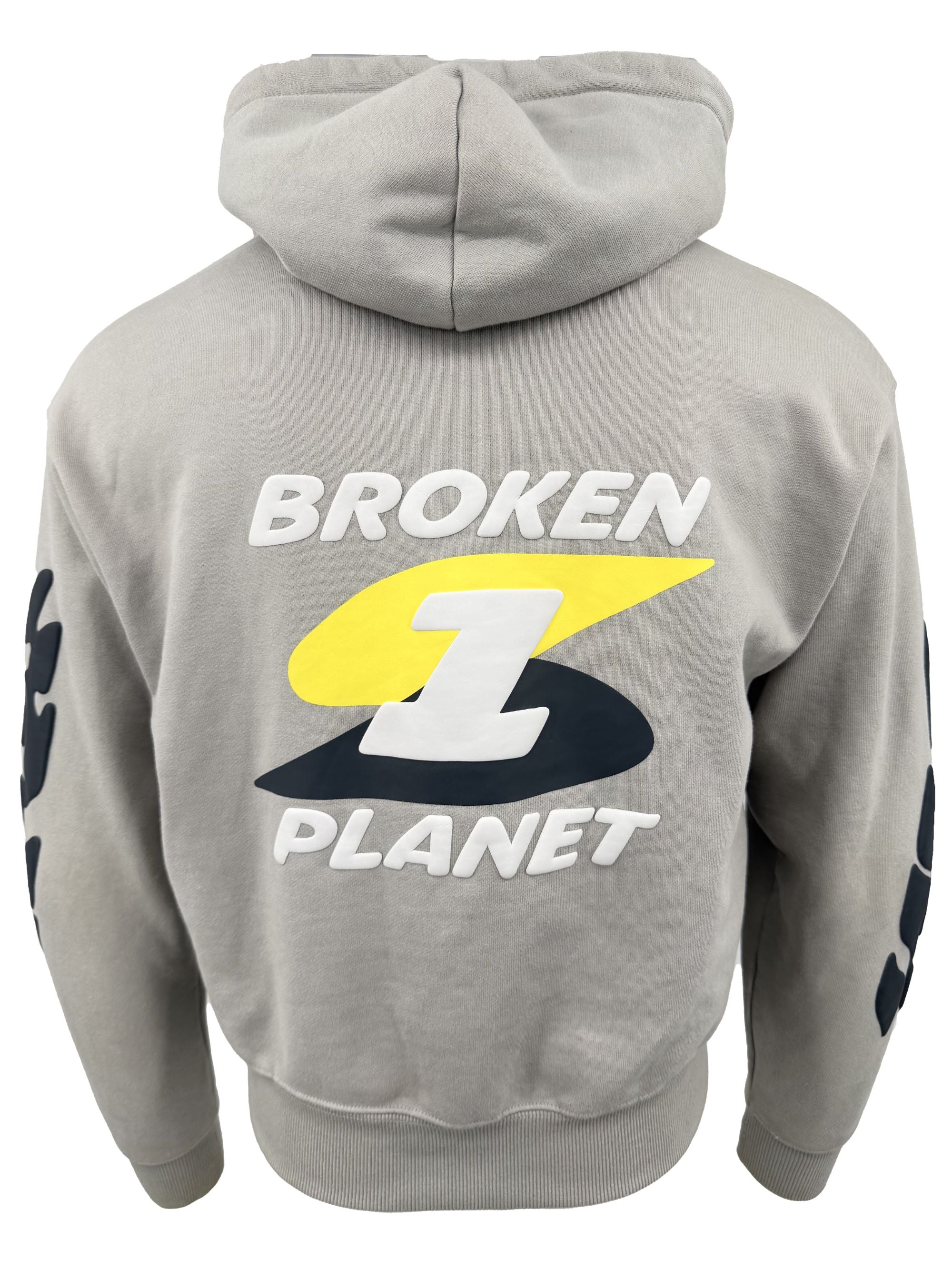Broken Planet Beyond The Limits Hoodie - Grey Broken Planet