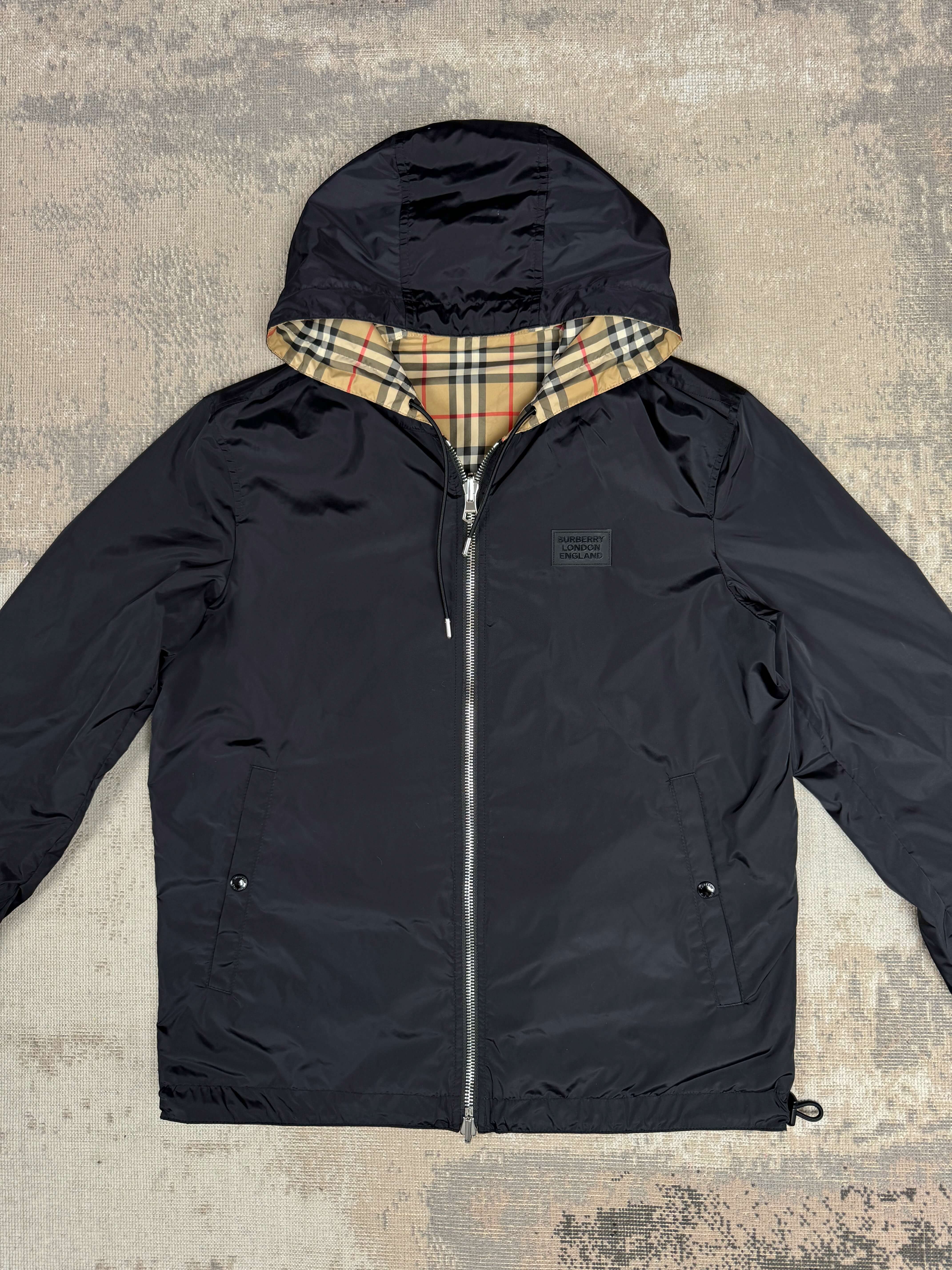 Burberry Reversible Windbreaker - Black