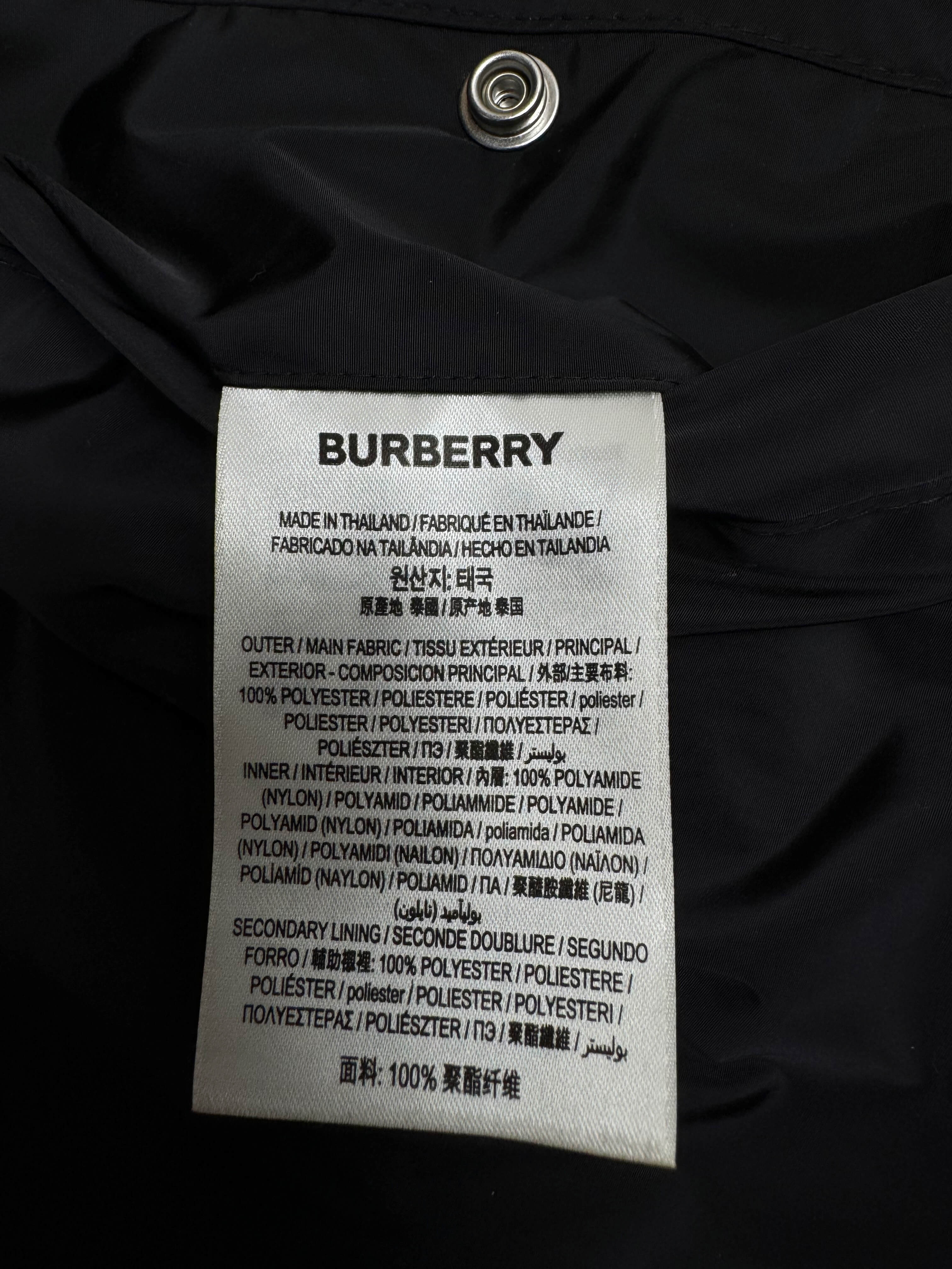 Burberry Reversible Windbreaker - Black