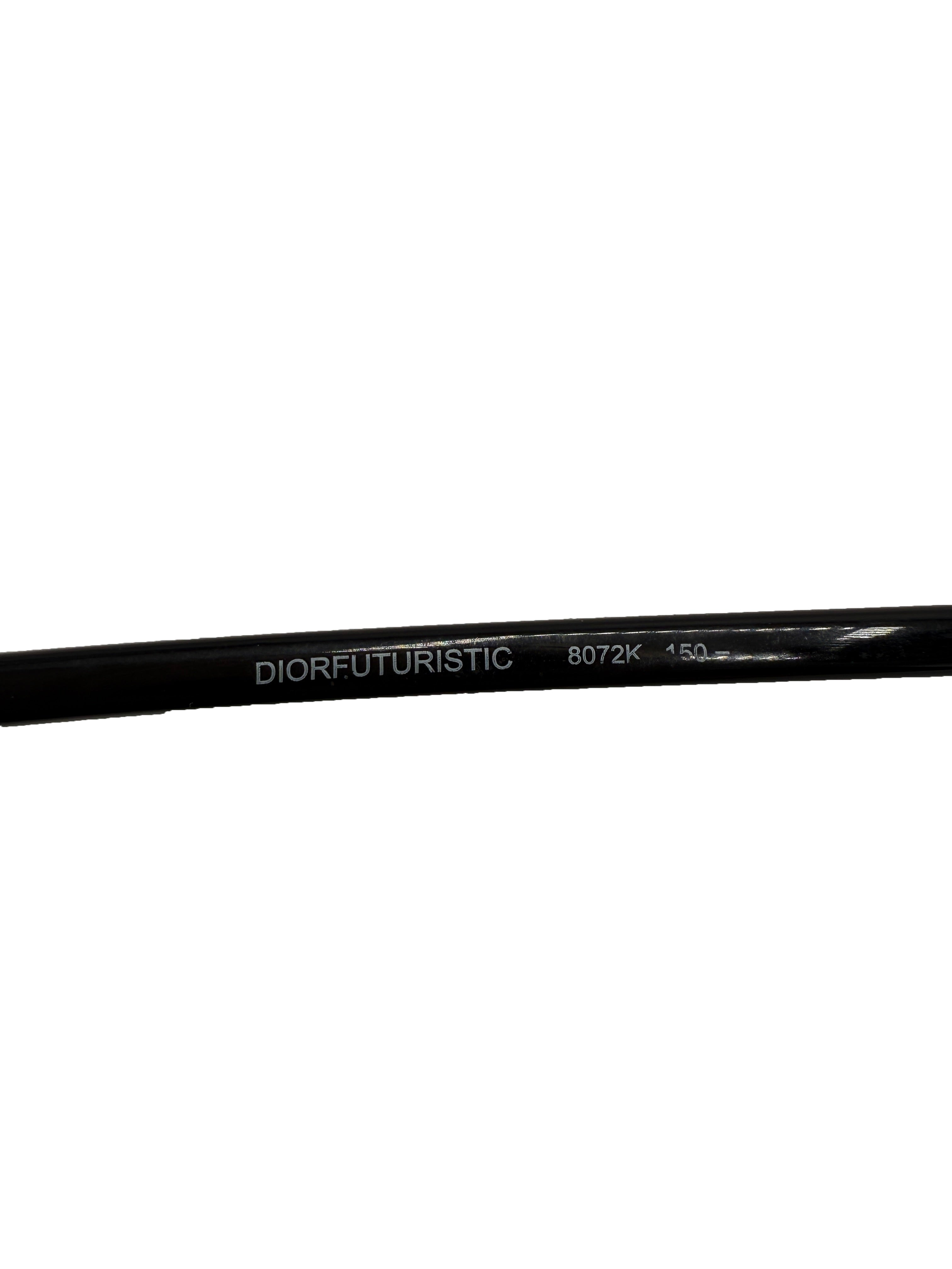 Dior Homme Futuristic Aviator Sunglasses - Black Dior