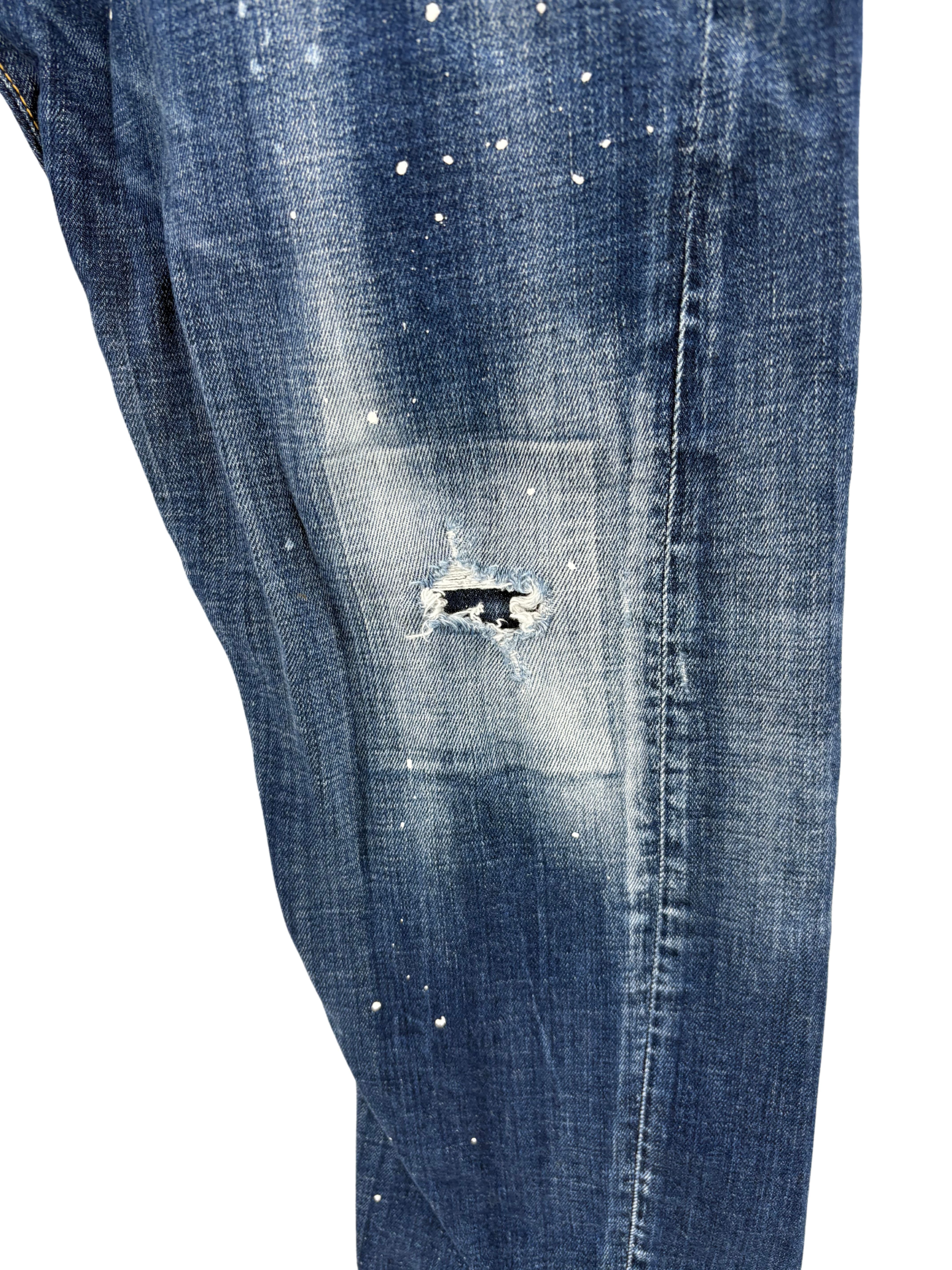Dsquared2 Distressed Cool Guy Jeans - Navy Dsquared2