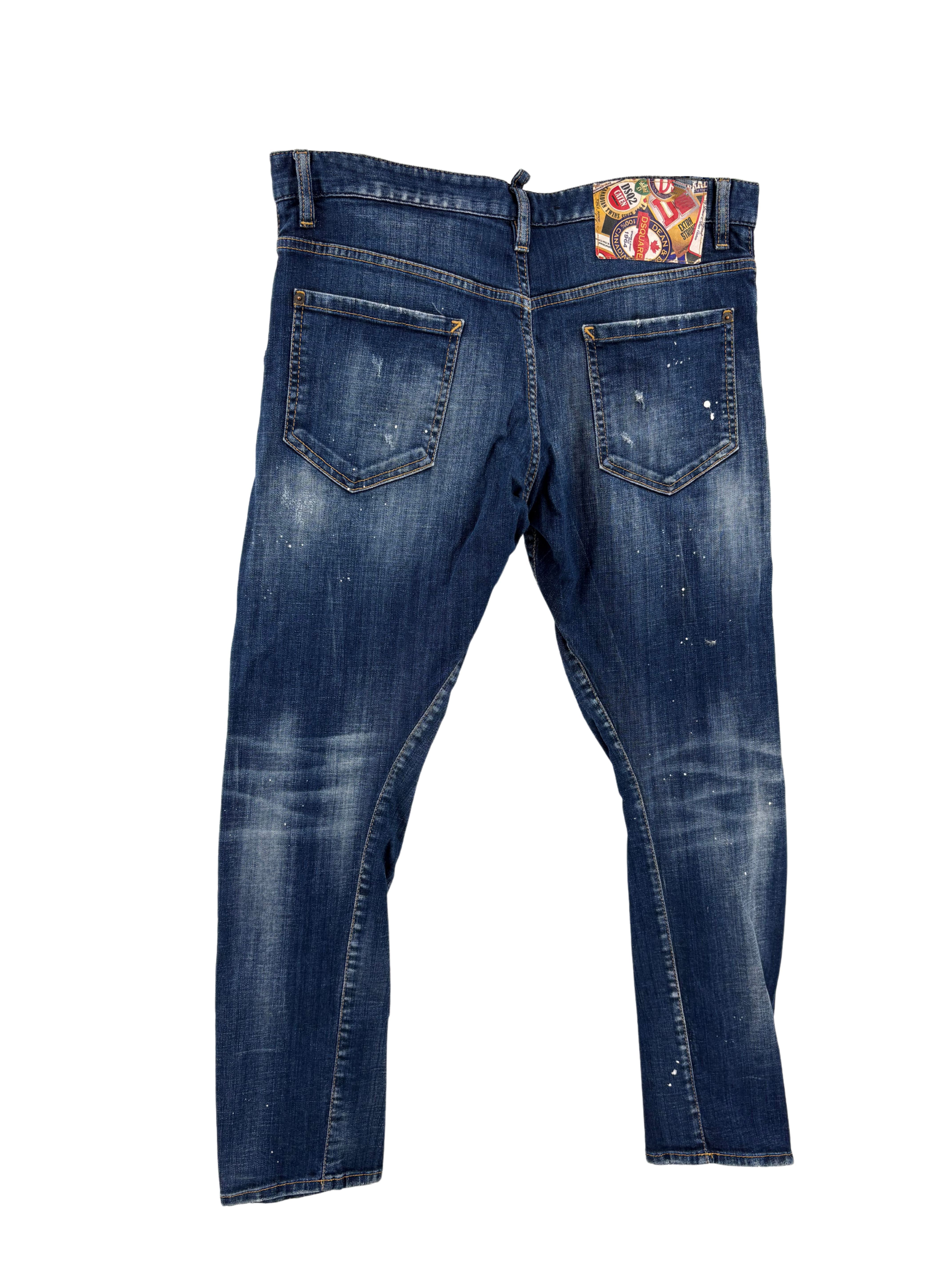 Dsquared2 Distressed Cool Guy Jeans - Navy Dsquared2