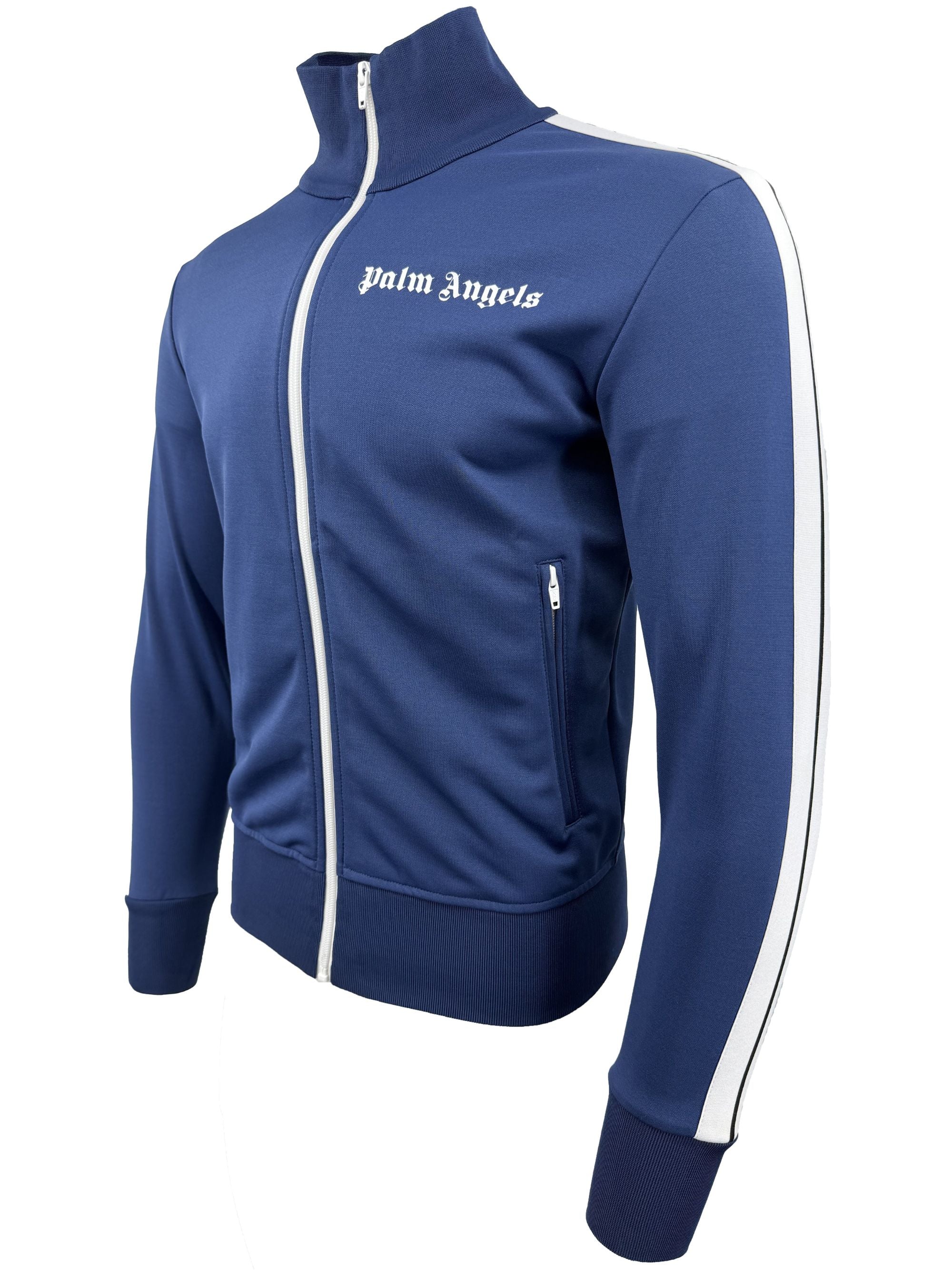 Palm Angels Track Jacket - Blue Palm Angels