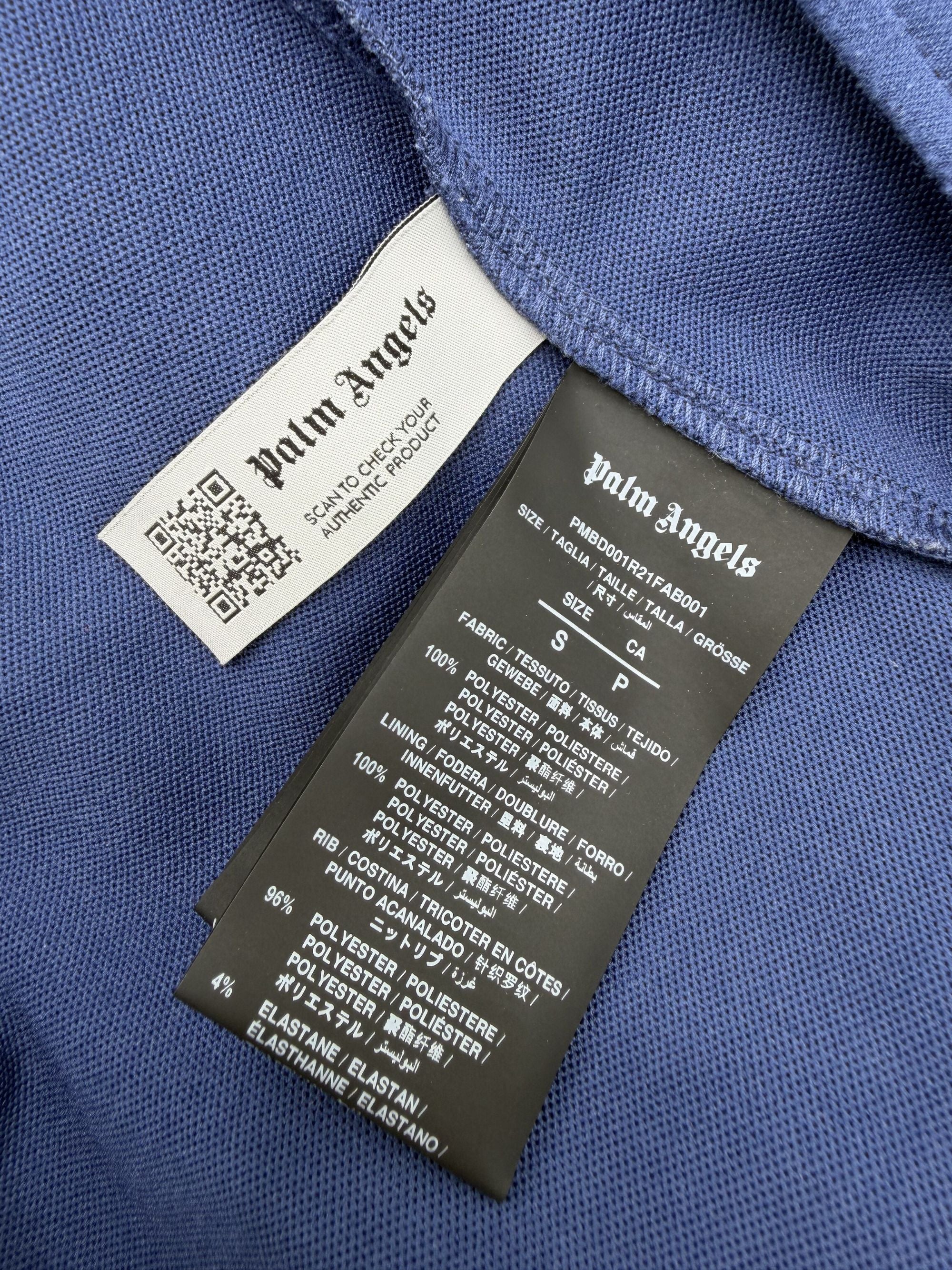 Palm Angels Track Jacket - Blue Palm Angels