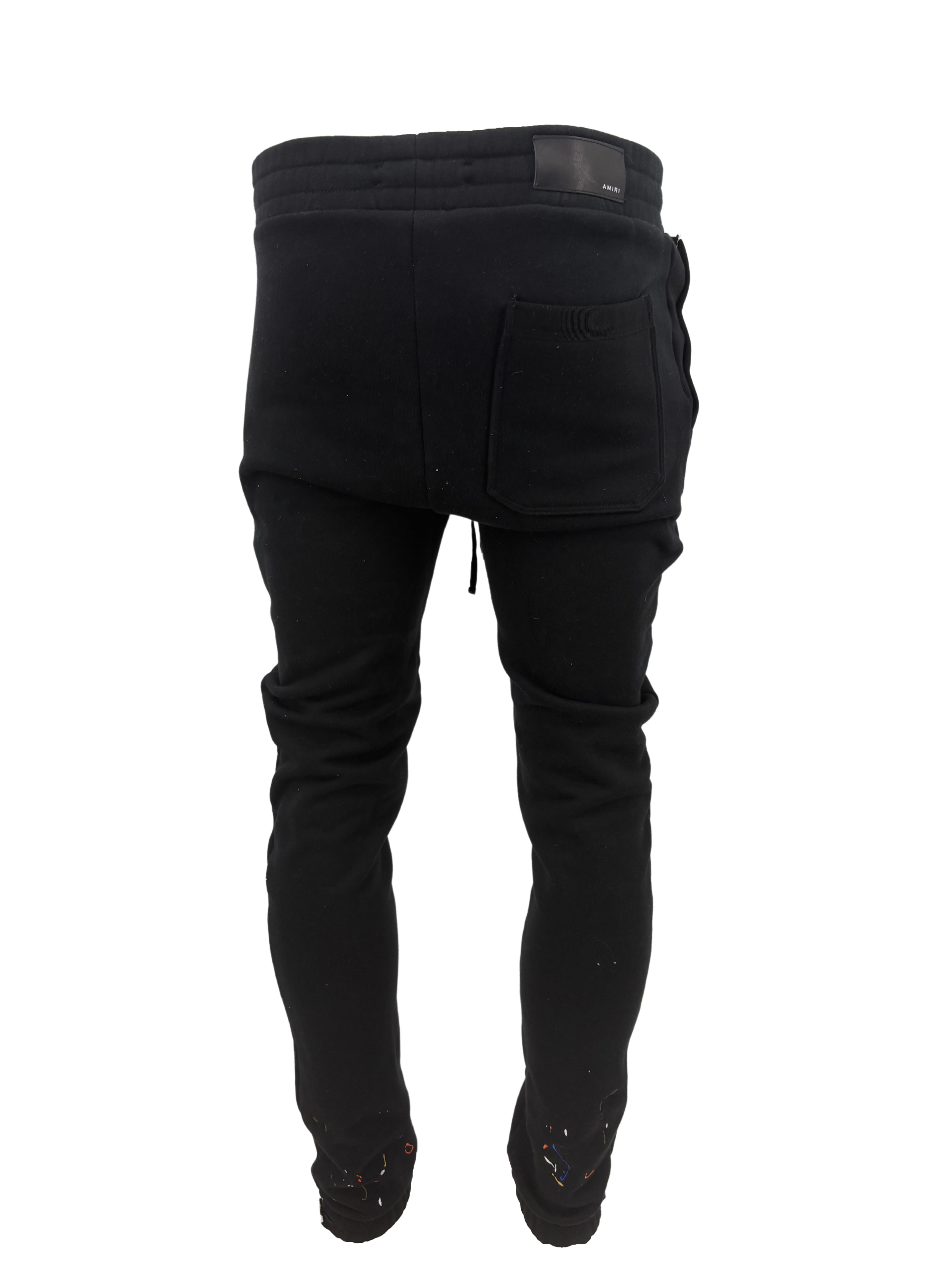 AMIRI Paint Drip Core Logo Tracksuit - Black
