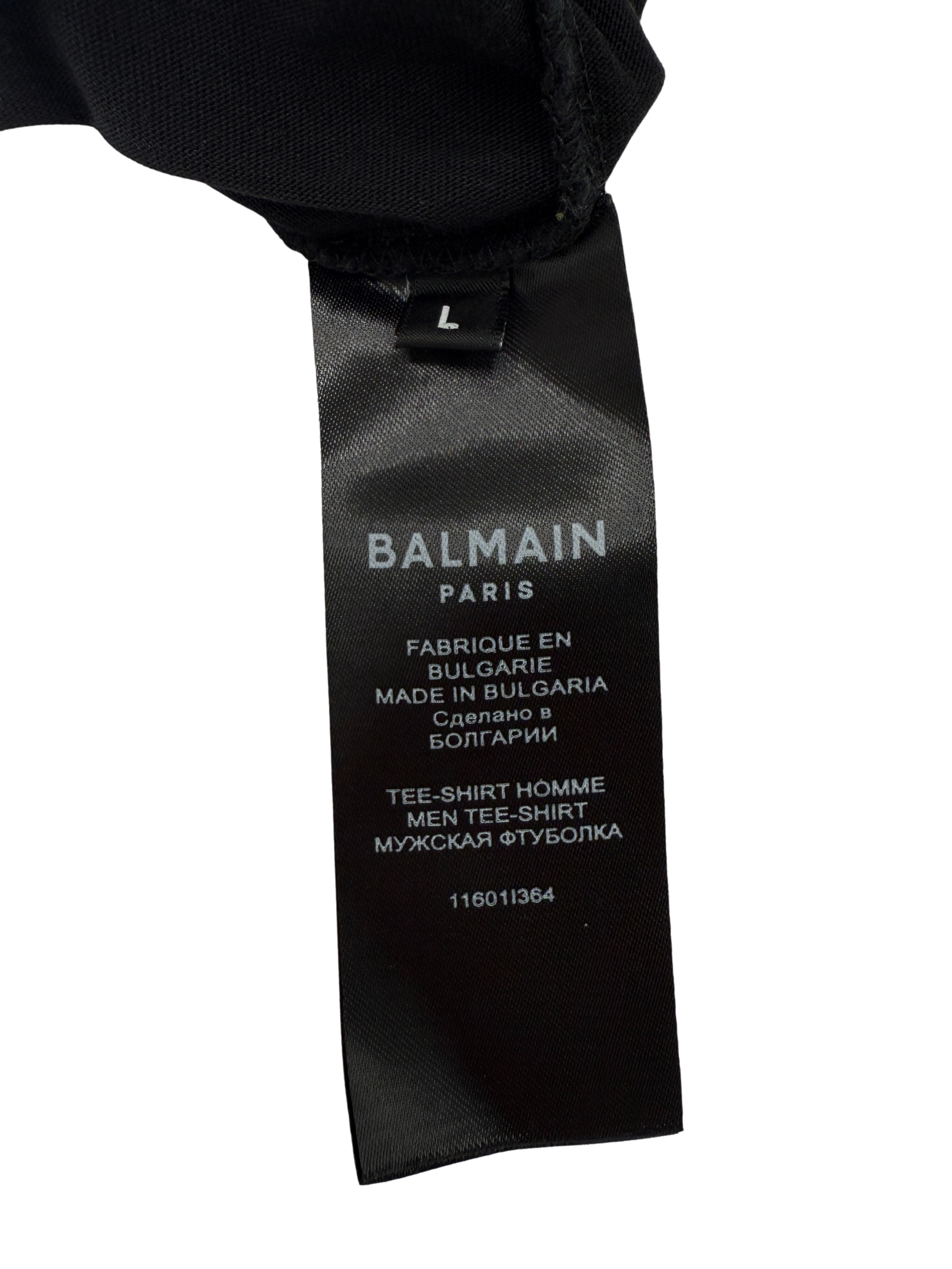 Balmain Logo T-shirt - Black Balmain