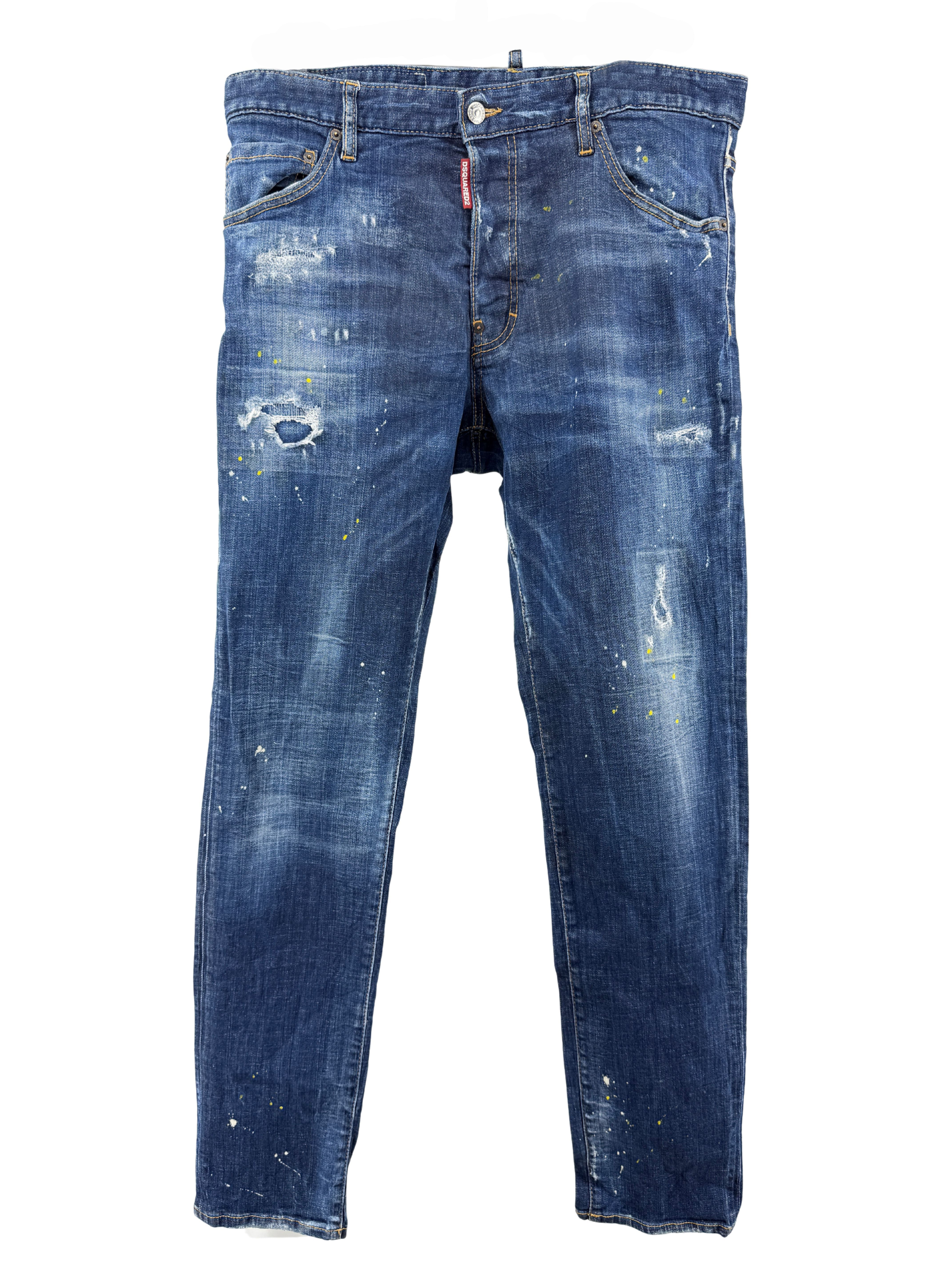 Dsquared2 Distressed Cool Guy Jeans - Blue