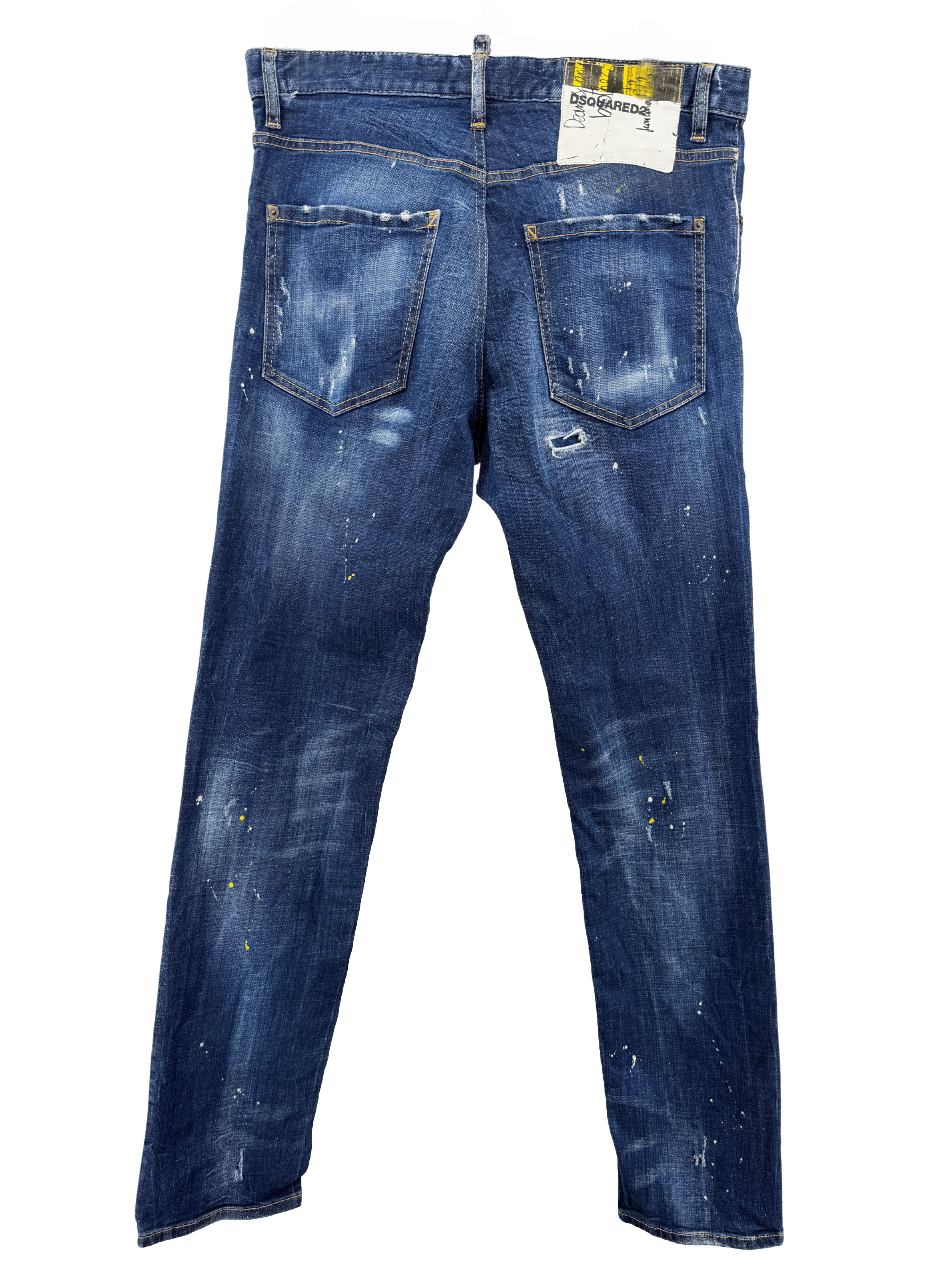 Dsquared2 Distressed Cool Guy Jeans - Blue Dsquared2
