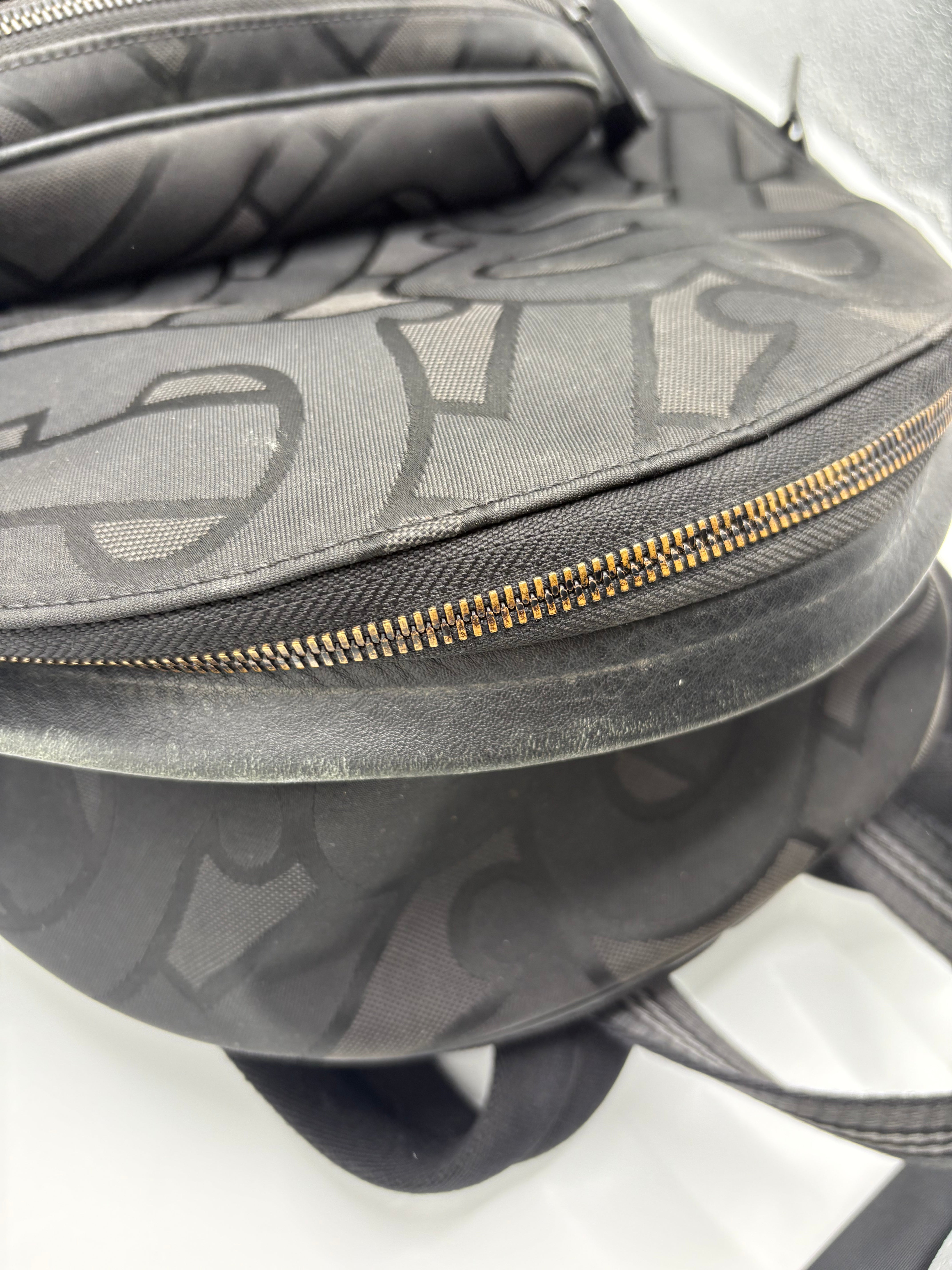 Burberry Monogram Backpack - Black Burberry