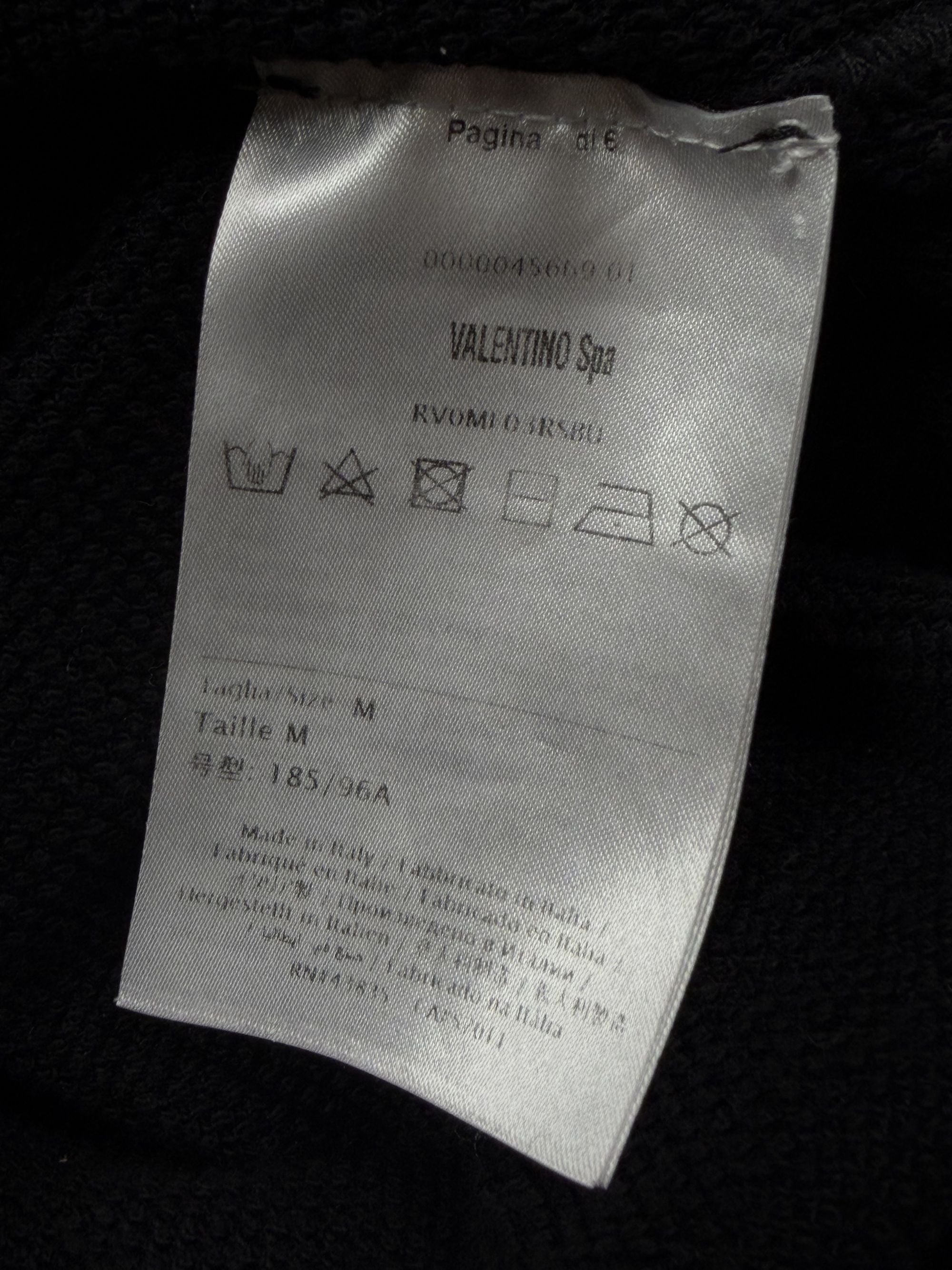 Valentino Garavani V Logo Hoodie - Black Valentino