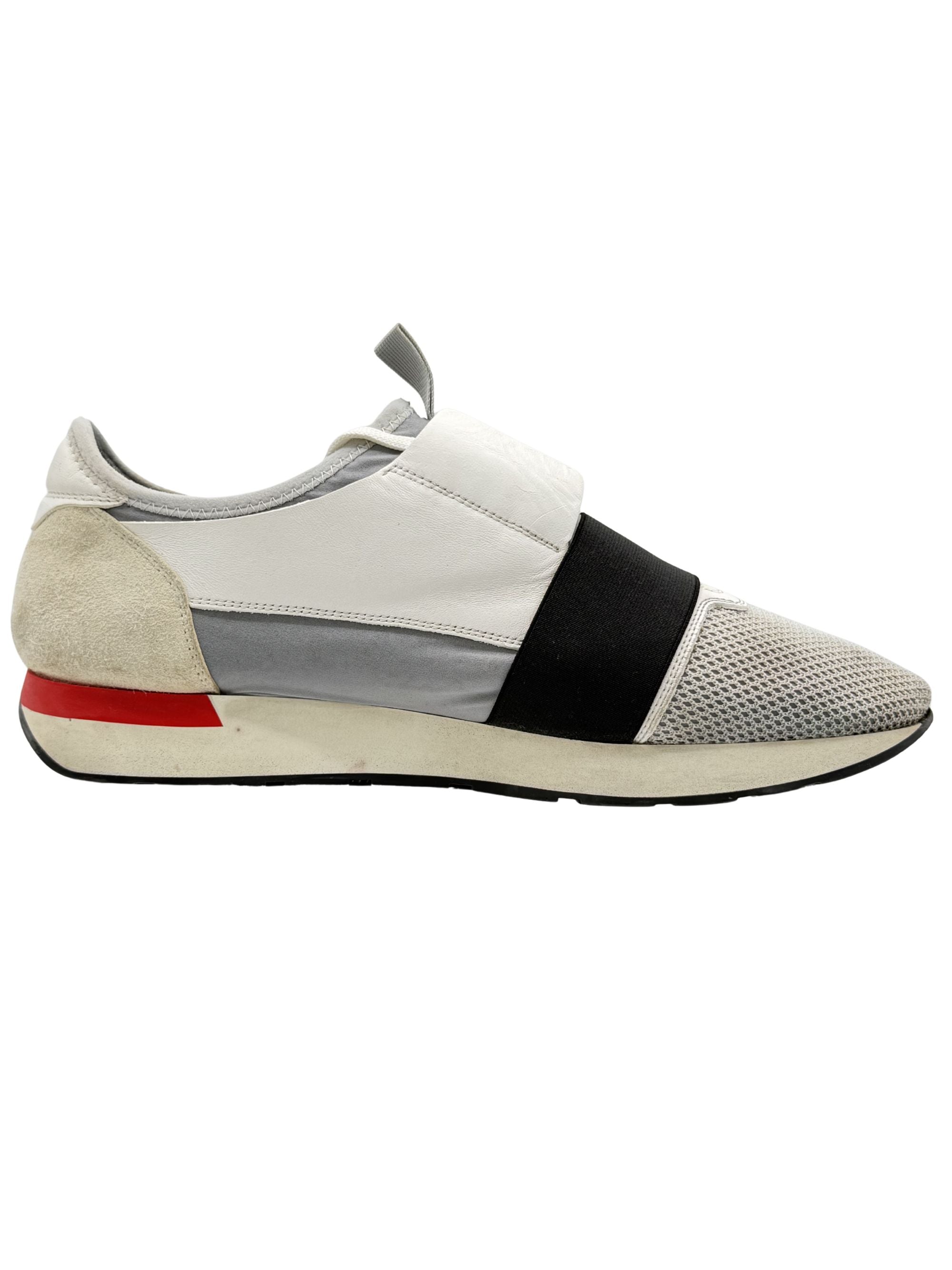 Balenciaga Race Runner Trainers - White