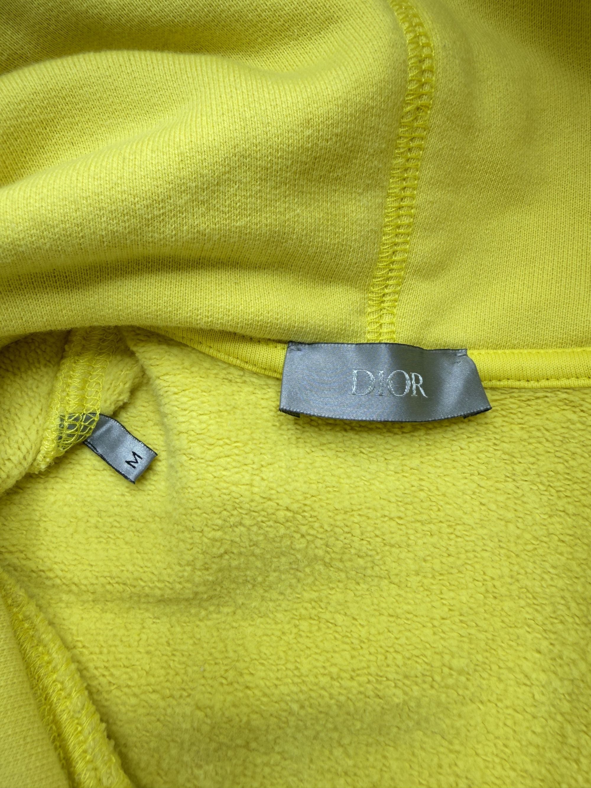 Dior X Peter Diog Logo Hoodie - Yellow