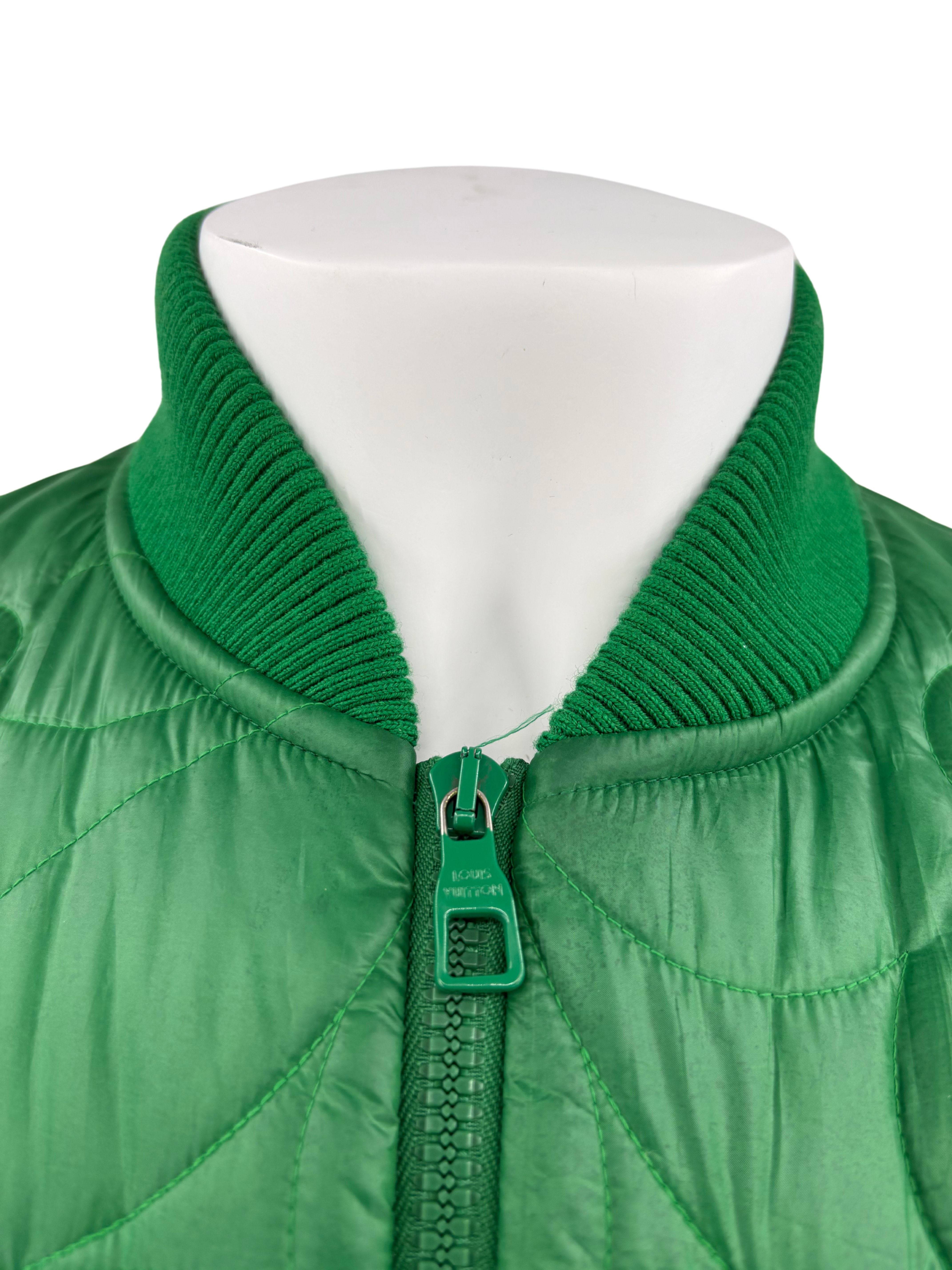 Louis Vuitton Monogram Puffer Jacket - Green