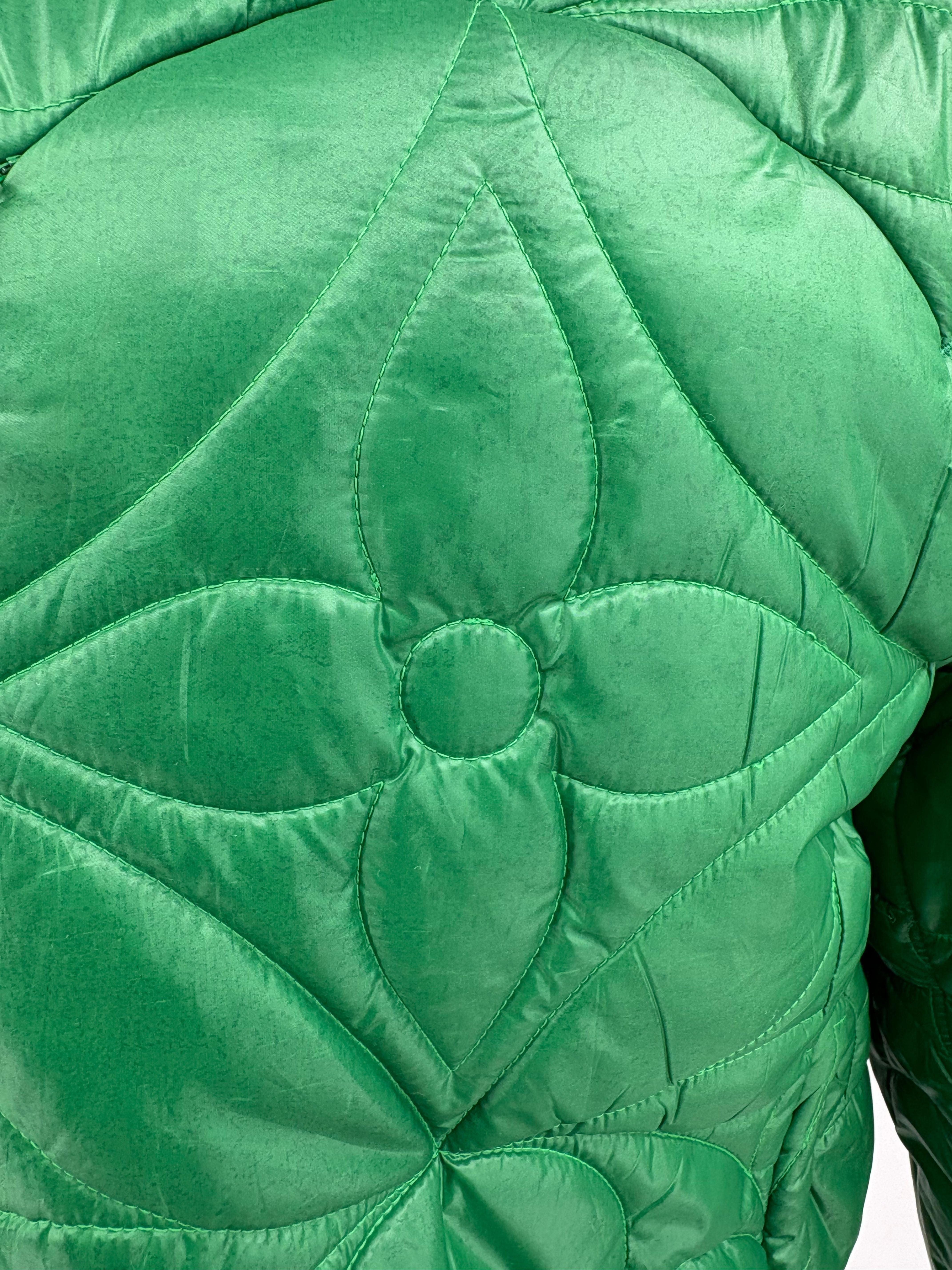 Louis Vuitton Monogram Puffer Jacket - Green