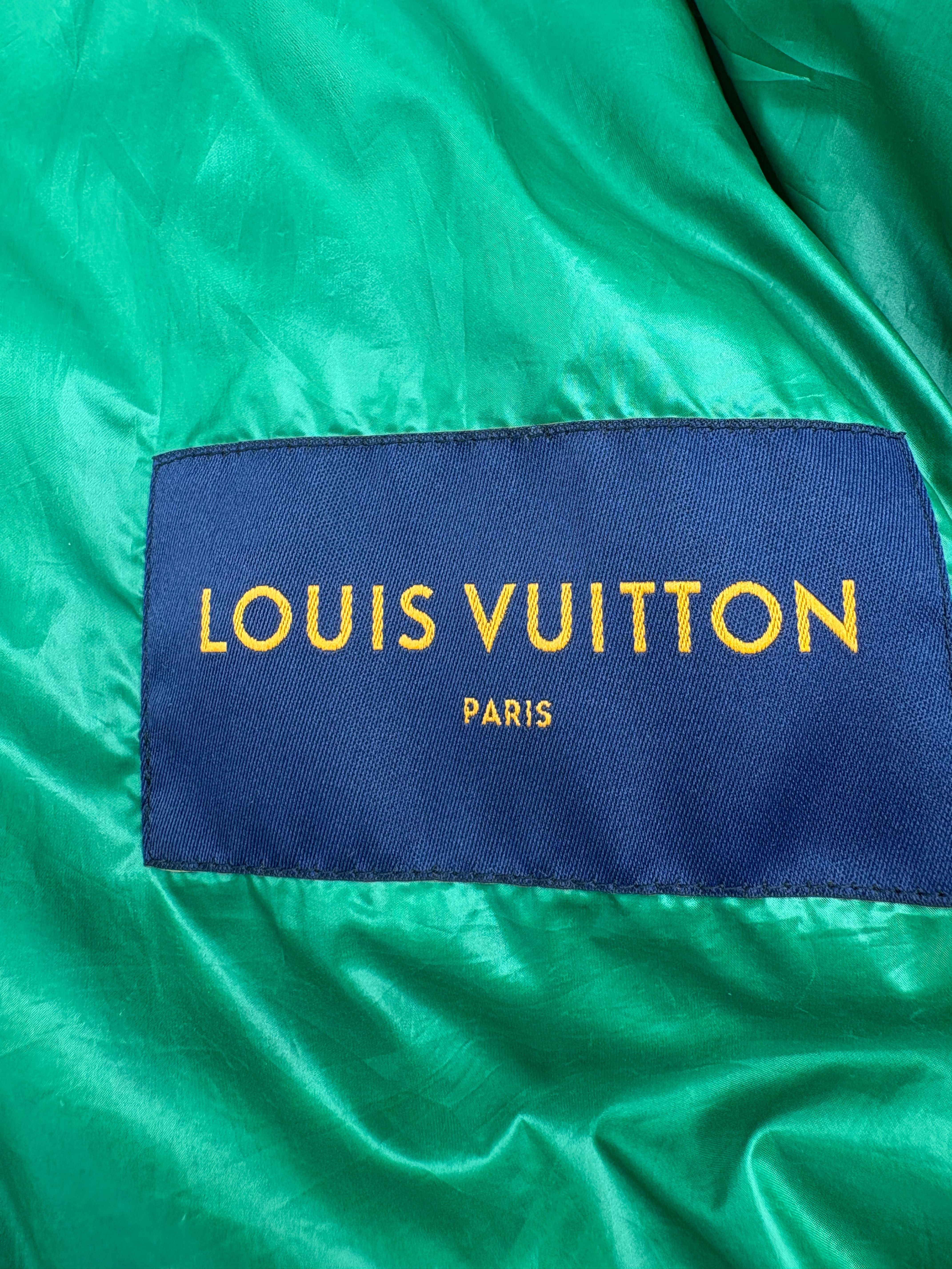 Louis Vuitton Monogram Puffer Jacket - Green