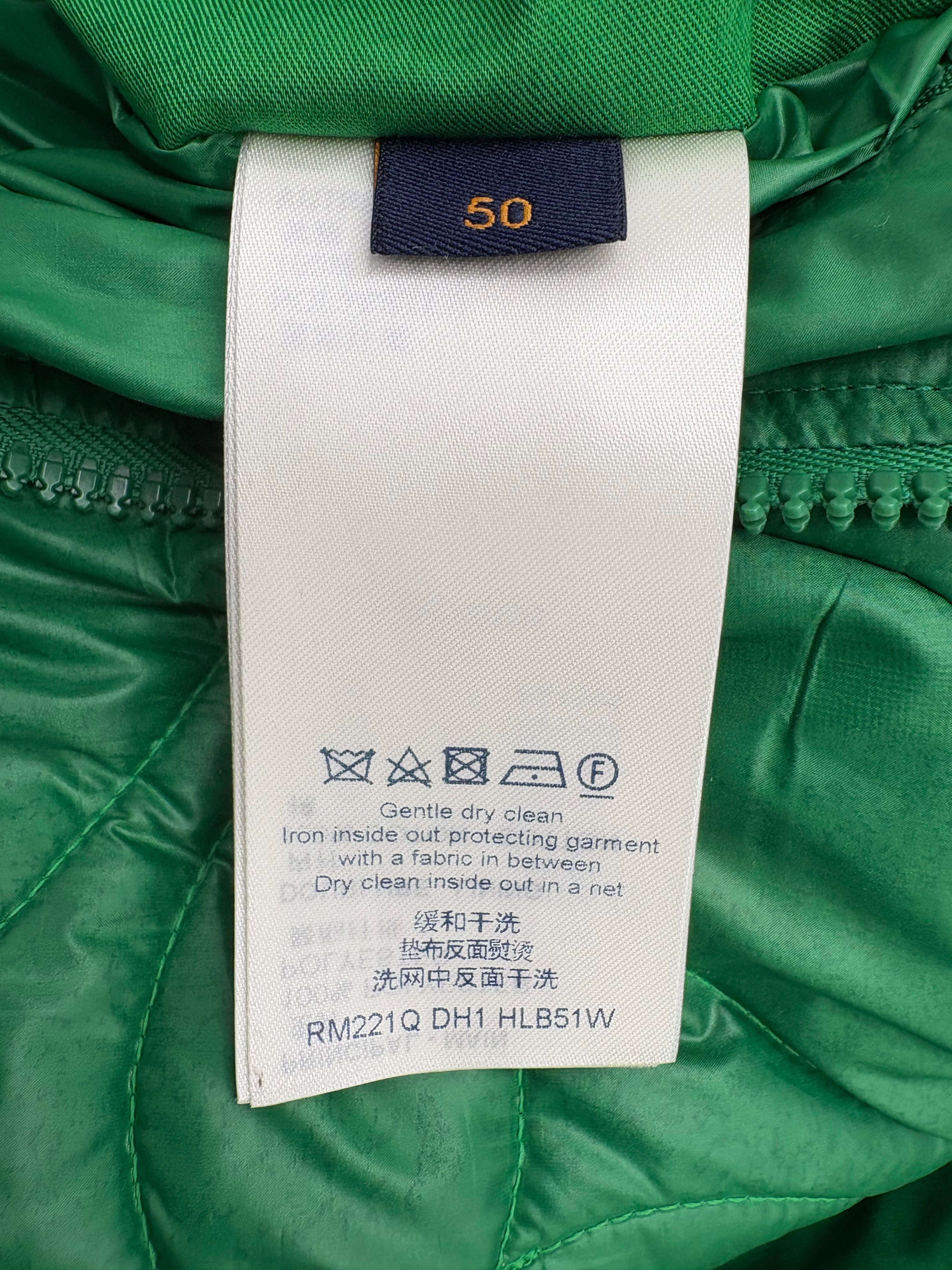 Louis Vuitton Monogram Puffer Jacket - Green