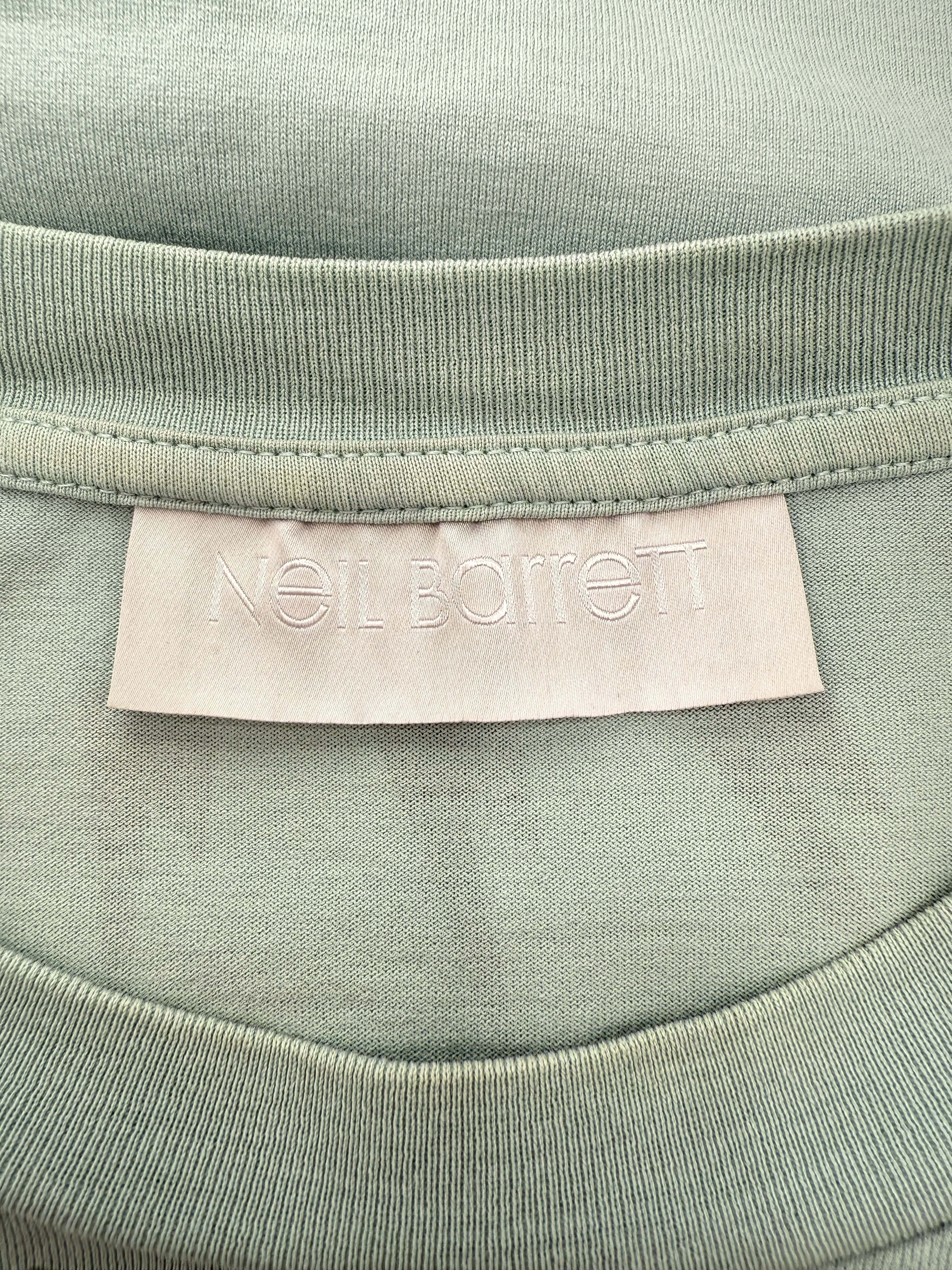 Neil Barrett Lightning Bolt T-Shirt - Sage Green Neil Barrett