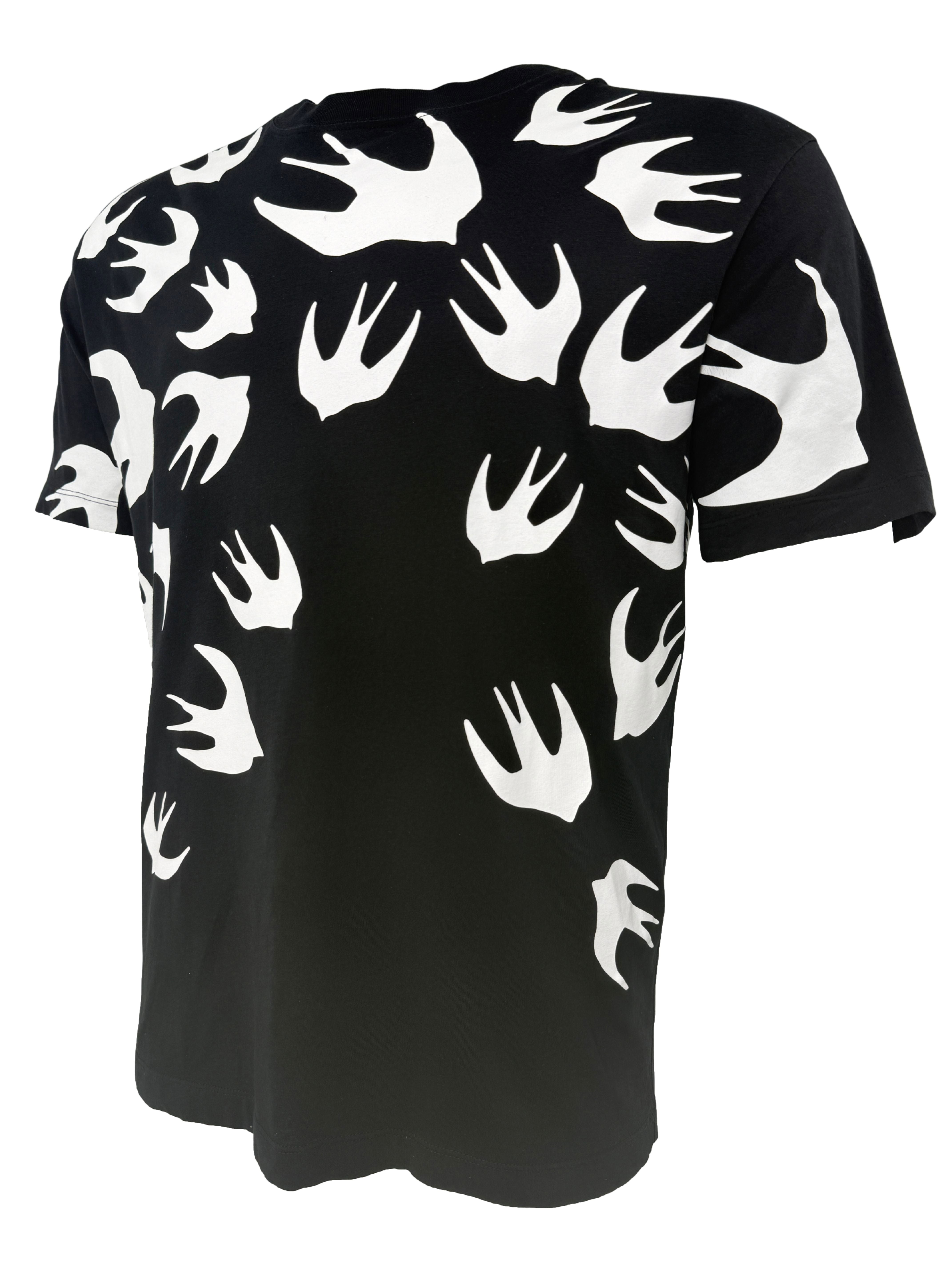 Alexander McQueen Swallows T-Shirt - Black